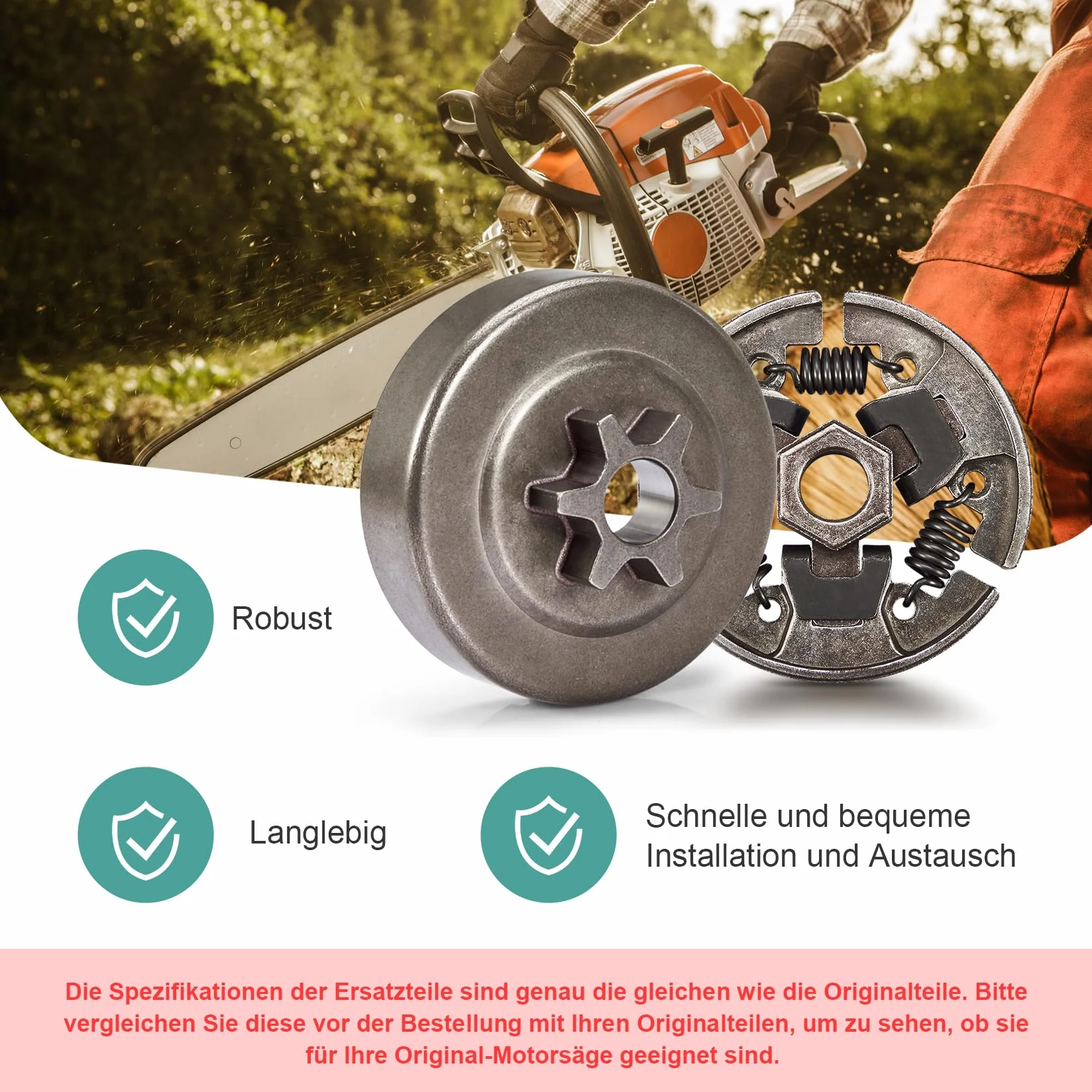 CarBole Bęben sprzęgła zestaw zębatek 3/8" do STIHL 017 018 MS170 MS180 021 023 025 MS210 MS230 MS250