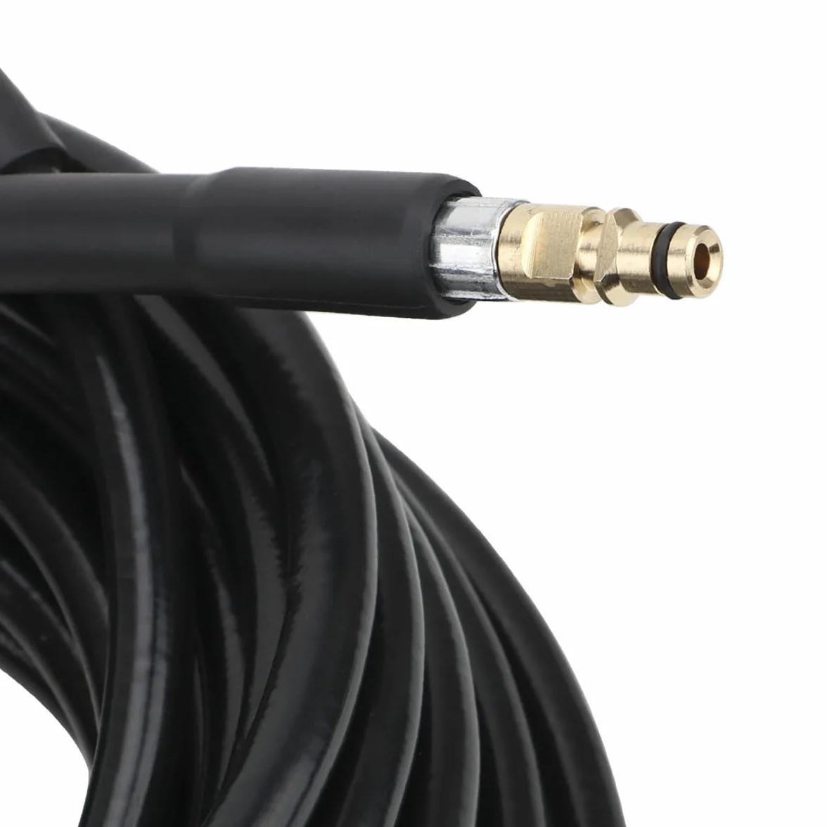Aim Tools Wymienny wąż do myjki wysokociśnieniowej 10 m kompatybilny z Karcher K2 K3 K4 K5 K6 K7, wąż przedłużający do czyszczenia z mosiężnym systemem szybkiego łączenia 171311