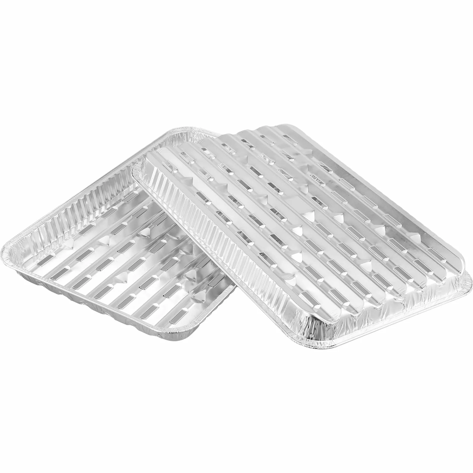 Aluminiowe miski do grilla BBQ 40 sztuk 340x230x23 mm