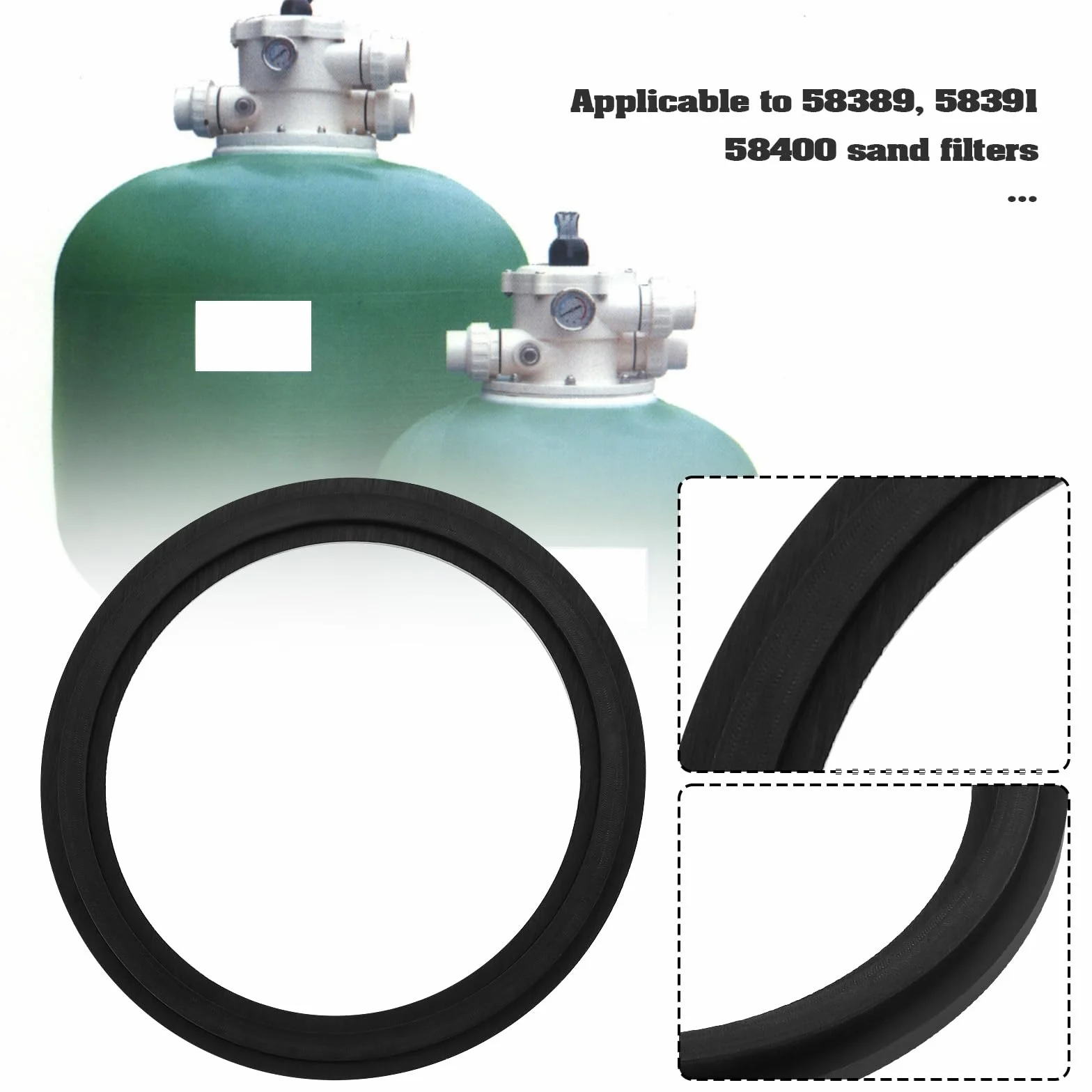 Filtr piaskowy uszczelka O-ring P6029 gumowe uszczelnienie OD 5,5 cm ID 4,5 cm