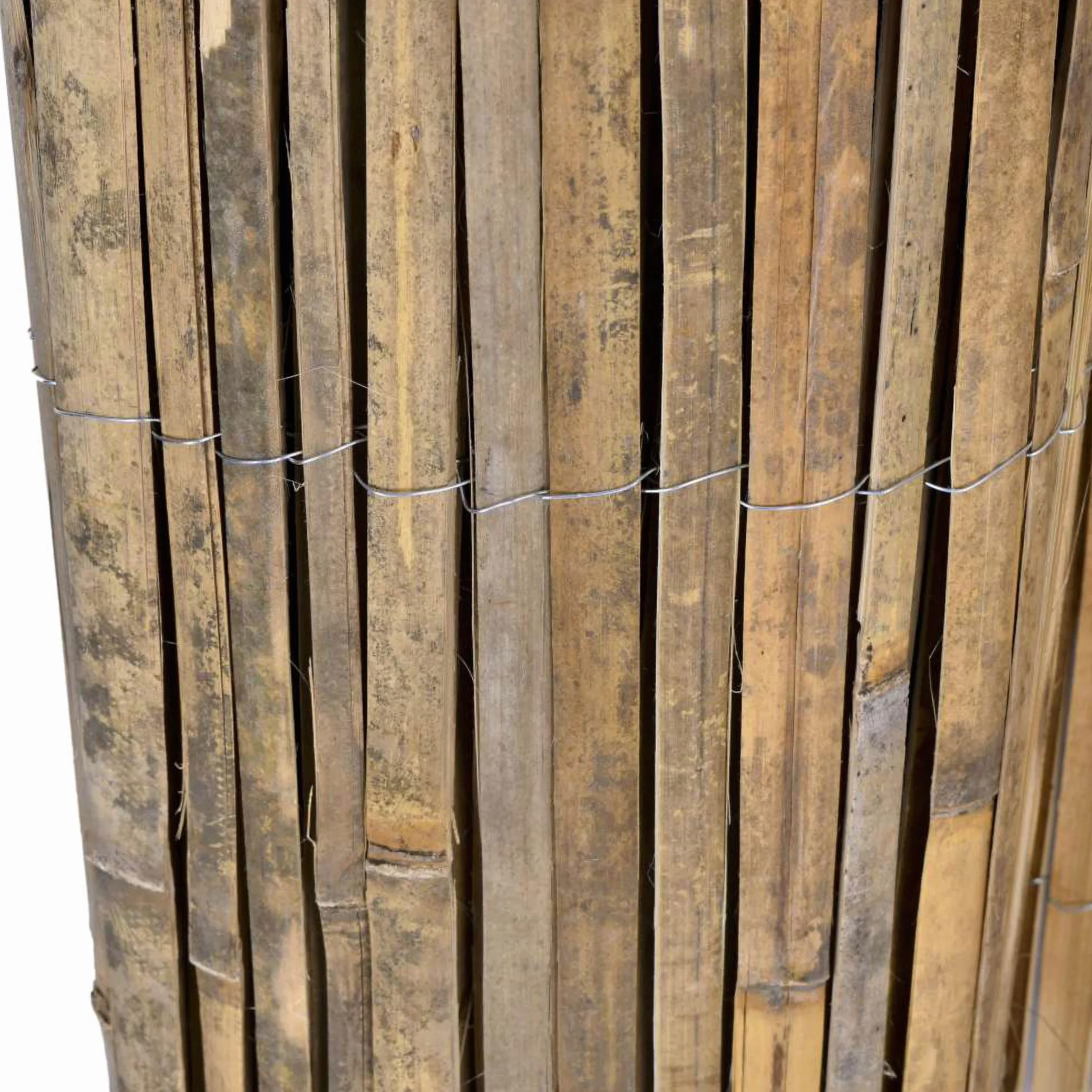 MASKUJĄCA mata bambusowa na płot, OSŁONA balkonowa, ogrodzeniowa, NATURALNA 100x300 cm (A)