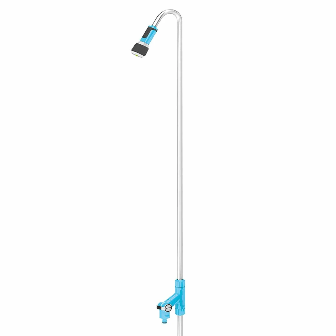 CELLFAST Prysznic Ogrodowy SAFETOUCH™ System Aluminium Regulacja Siły Strumienia