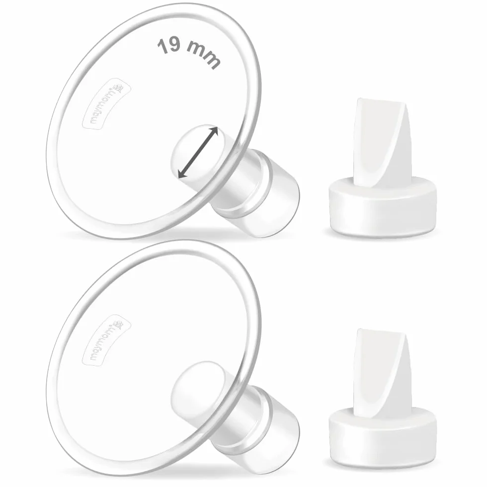 Maymom Zawór do laktatora i osłona MyFit 19 mm kompatybilne z Lansinoh Signature Pro Smartpump