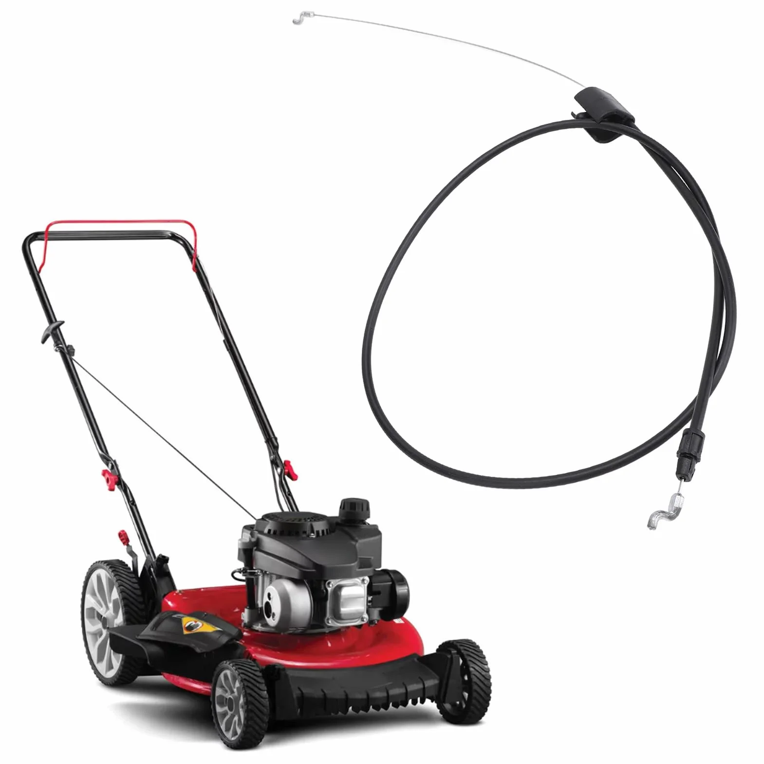 Metalowy Kabel Sterujący do Kosiarki MTD Troy Bilt 74604661