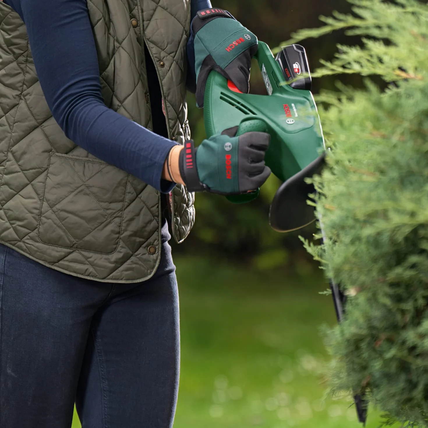 Bosch Home and Garden Easyhedgecut Nożyce do Żywopłotu, Zielony, 44 cm