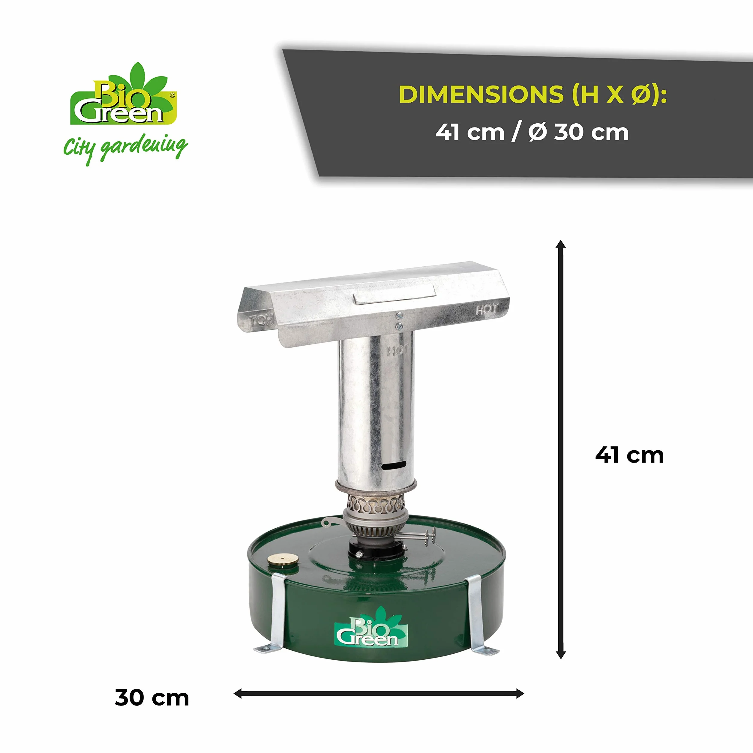 Bio Green Warmax-Power 4 Ogrzewanie Szklarniowe, Szary, Do 4 m²