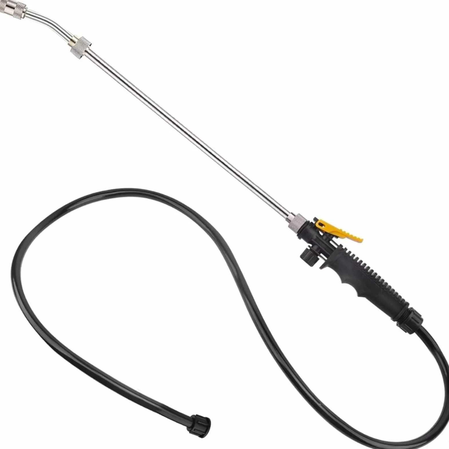 Wymienna dysza spryskiwacza do Ryobi P2800 i P2803 - 73,7 cm regulowana z blokadą spustu - Różdżka i wąż z stali nierdzewnej - pasuje do opryskiwaczy ogrodowych 18 V