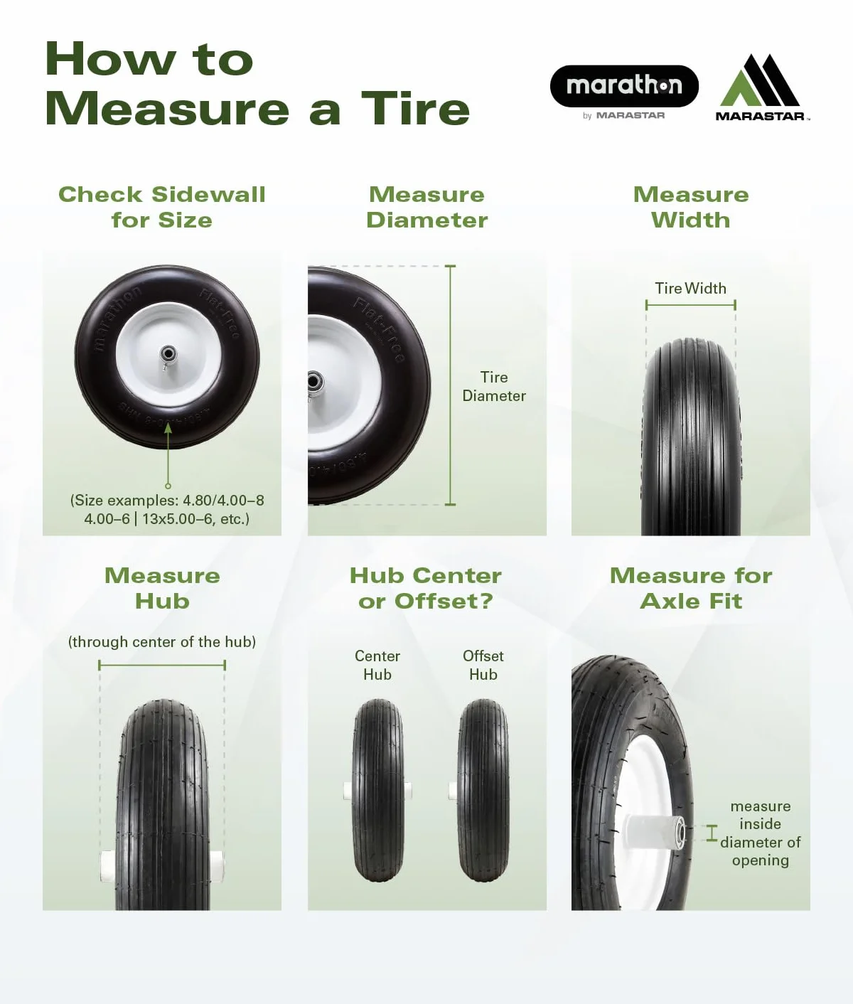 MARASTAR 21446-2PK 15 x 6,00-6 Zespół opon i koła do kosiarki Craftsman (2 sztuki)