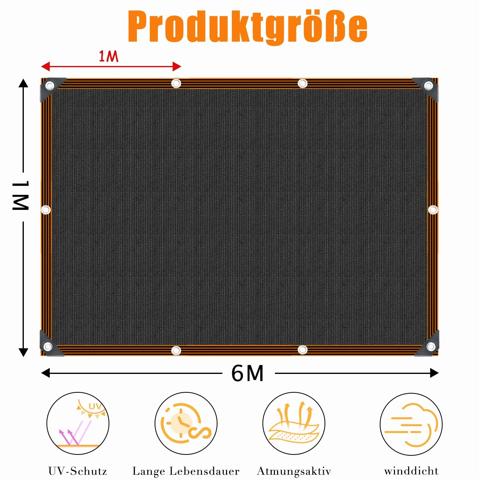 Siatka ogrodowa zacieniająca 80% przeciwsłoneczna na zewnątrz do szklarni tarasu