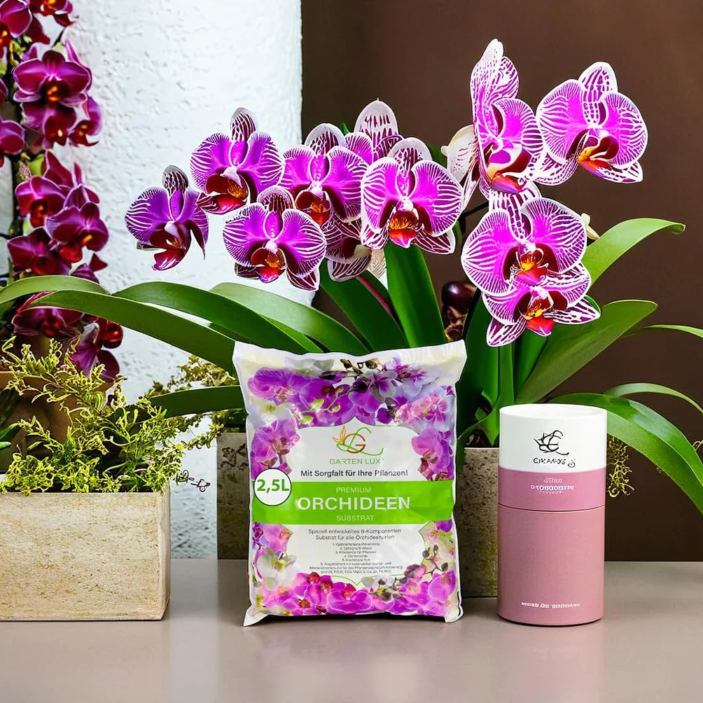 Garten Lux Ziemia do storczyków 2,5 l 6 komponentów substrat zdrowego wzrostu