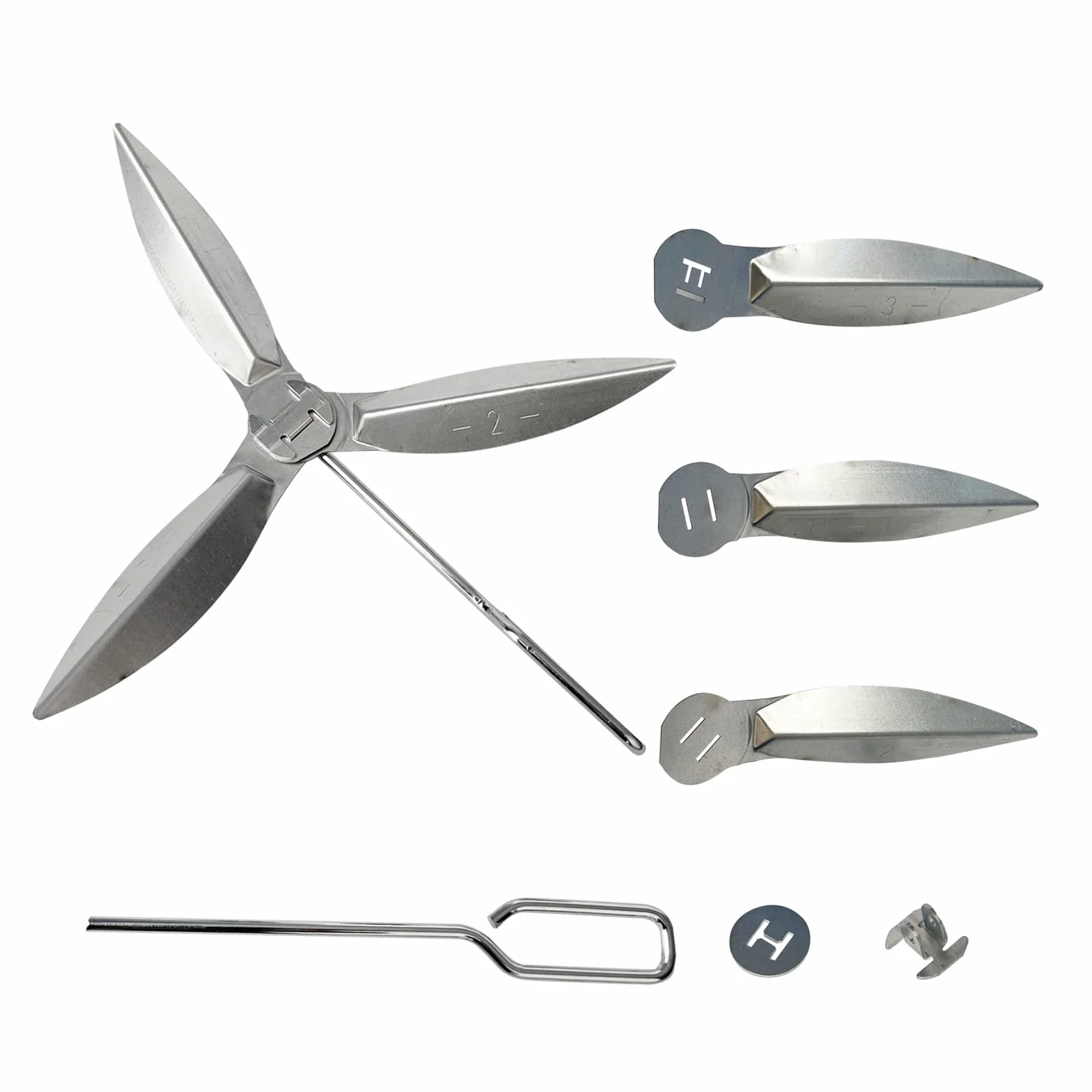 2 zestawy 22-1/2 cala One-Touch zestaw systemu czyszczenia 57 cm kompatybilny z częściami do grilla Weber, 7444 Weber czajnik części zamienne