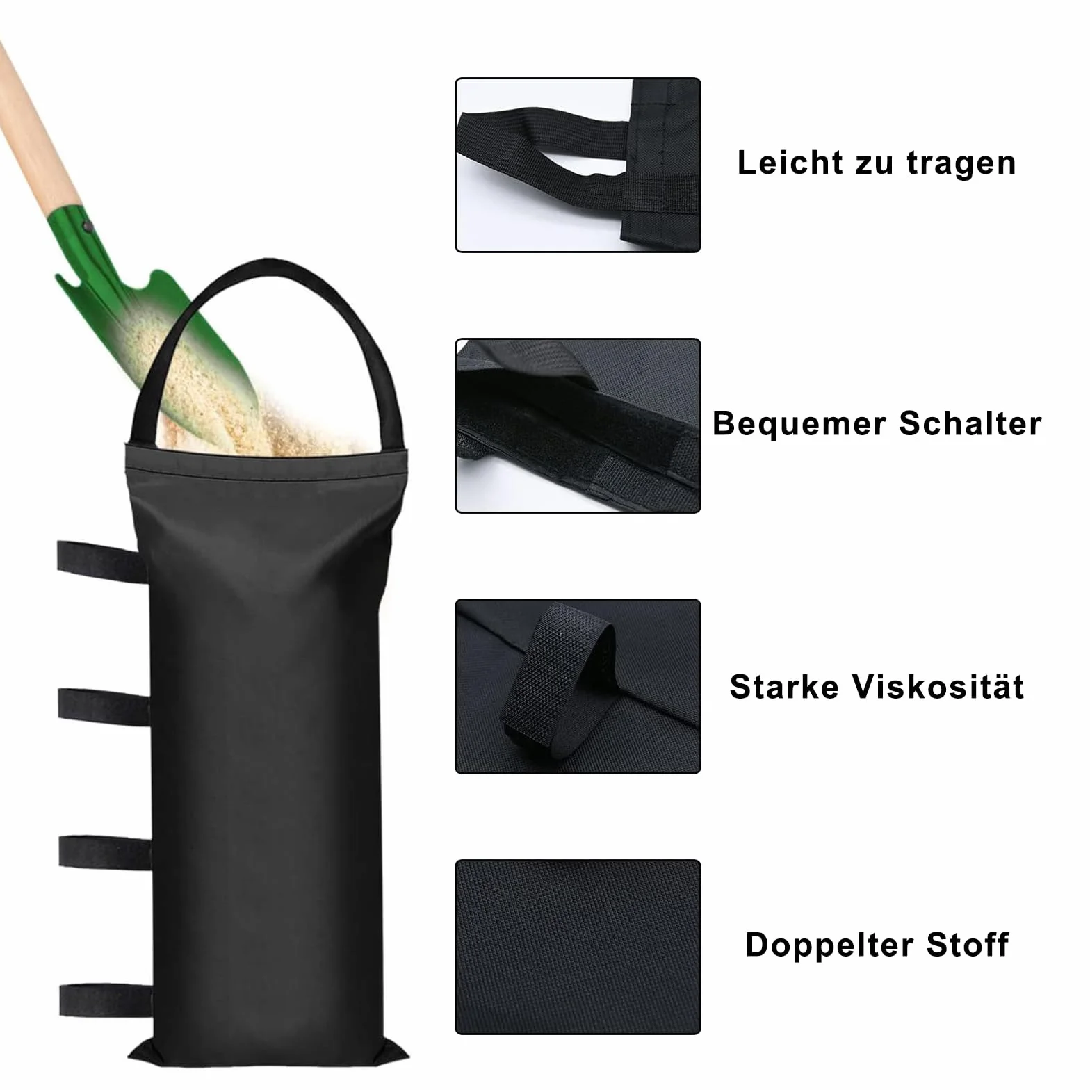 Worki z piaskiem Oxford Wind Sandbags 4-pak do namiotu pawilonu stabilne nogi