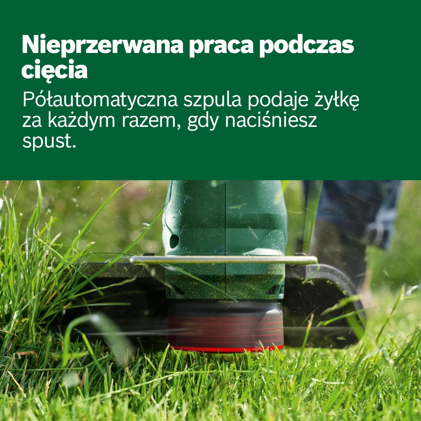 Bosch Easygrasscut Akumulatorowa Podkaszarka do Trawy, Zielony, 26 cm