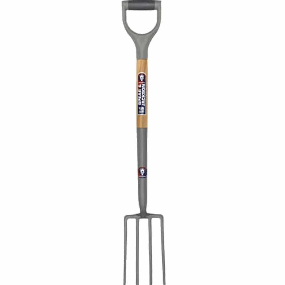 Spear & Jackson 1684NB Neverbend Widły ogrodowe do krawędzi ze stali węglowej
