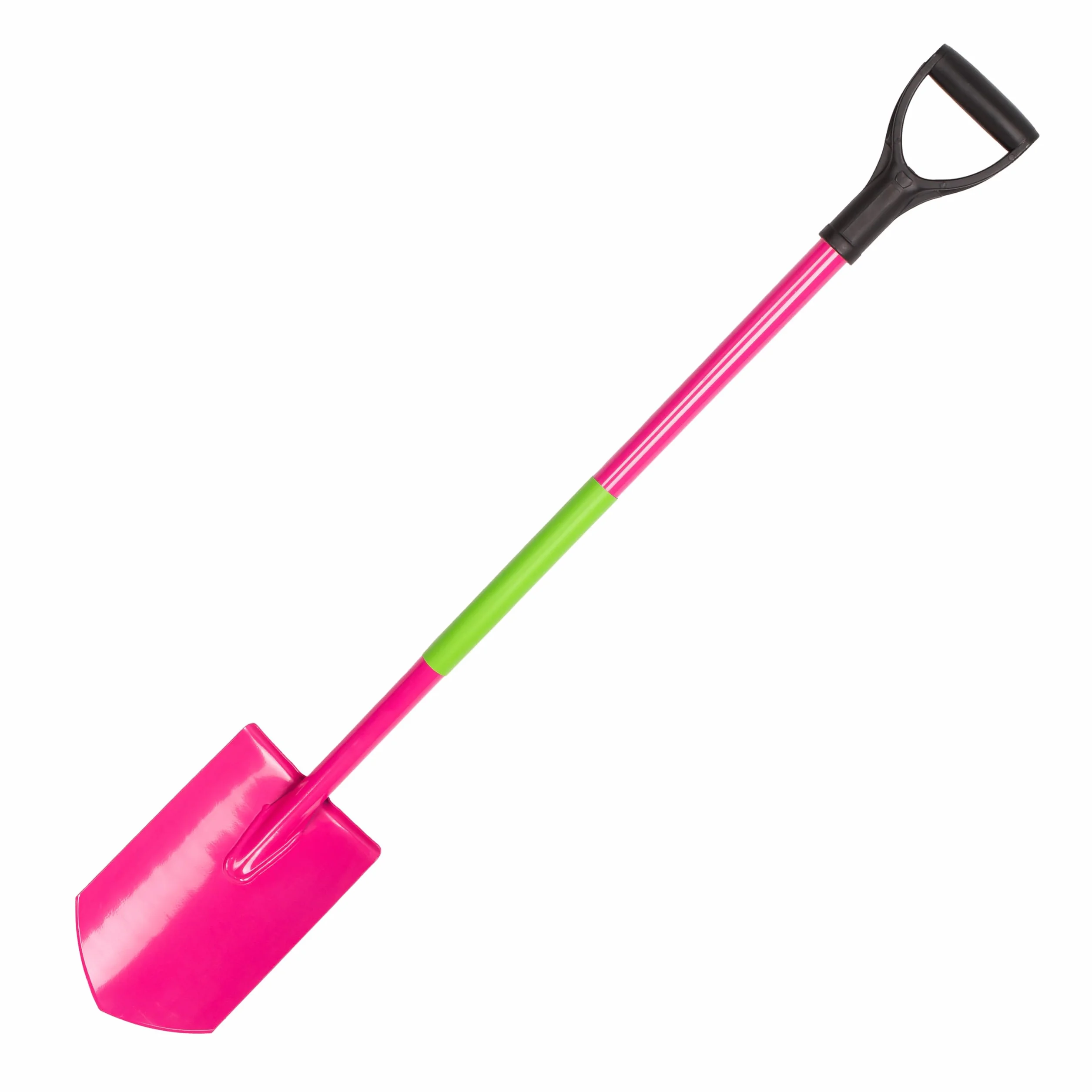 Mivos Ergonomiczny szpadel spiczasty ogrodowy z hartowanej stali borowej - 115 cm - Różowy - Szpadel ogrodniczy z ergonomicznym trzonkiem - Lekki i wygodny - Wyprodukowano w Polsce