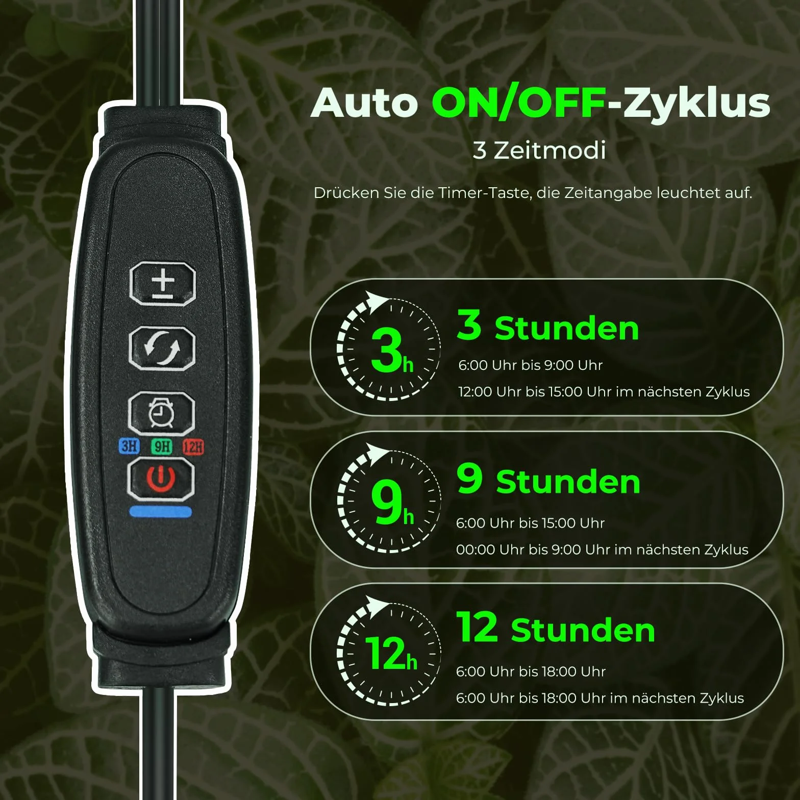 Lampa LED do uprawy roślin pełne spektrum timer 10-stopniowe ściemnianie wysoki PPFD hydroponika ogród wewnętrzny
