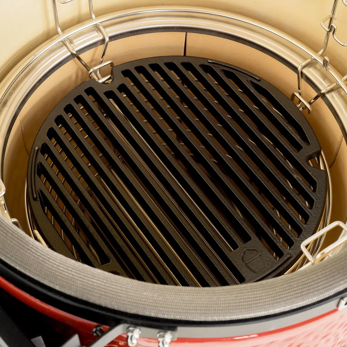 Kamado Joe KJ15090620, klasyczna płyta żeliwna, kompatybilna z Kamado Joe Classic I, II, III i Joe Jr., biała