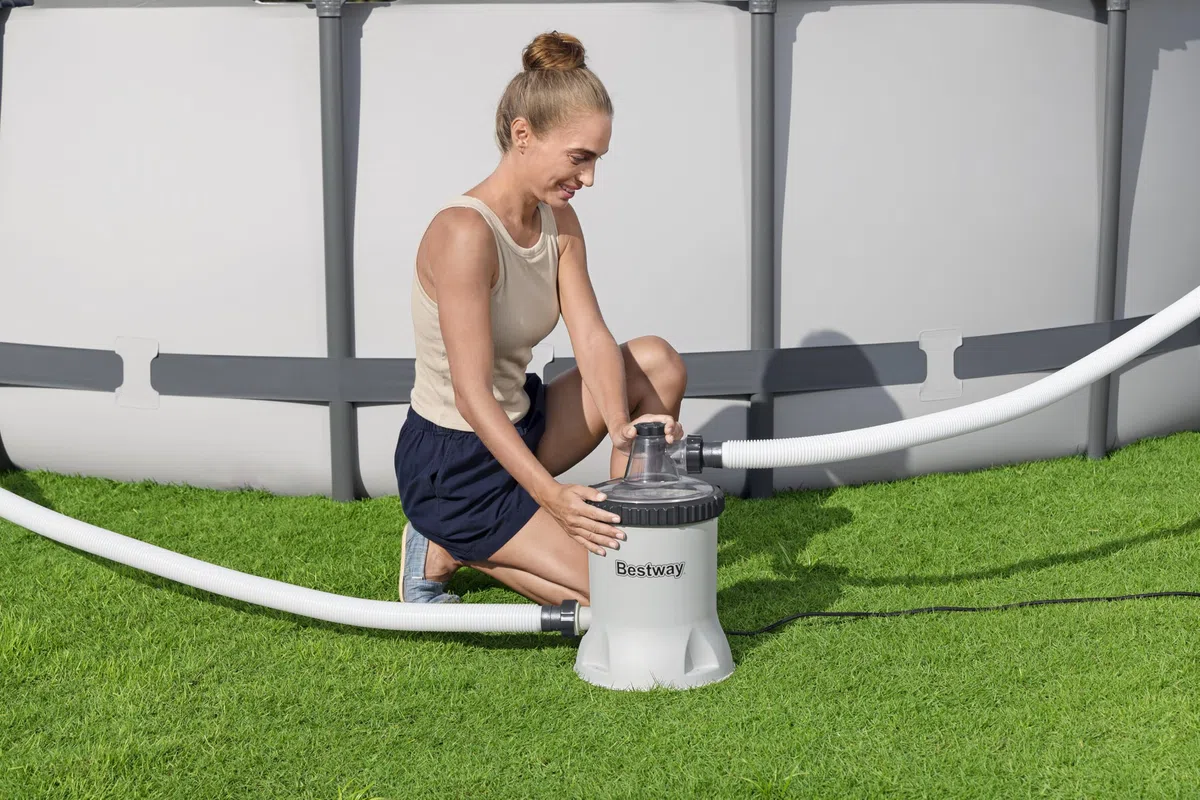 Bestway 58870 Polysphere pompa filtrująca 5,678 l, szara