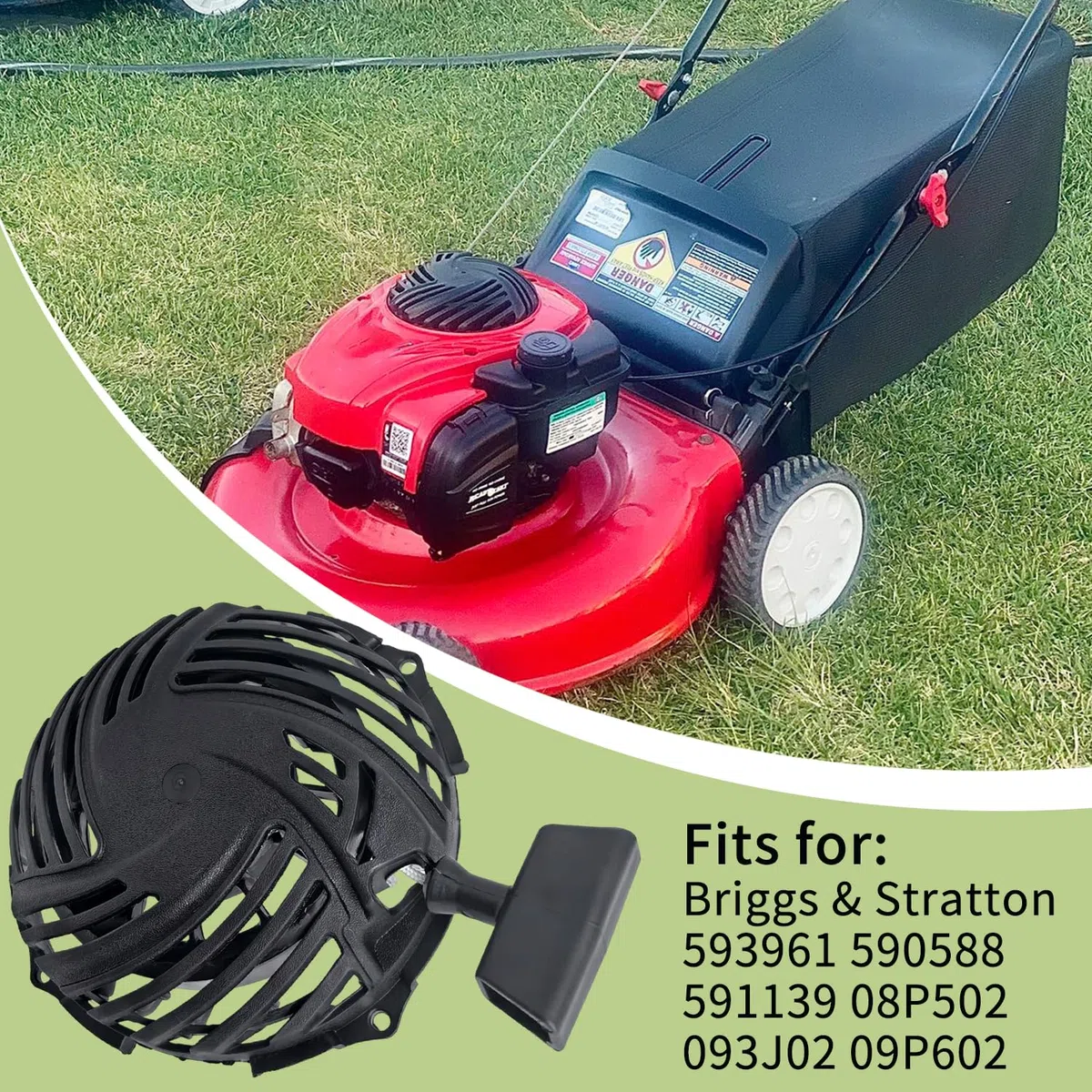 deawater Rozrusznik Pull Recoil do Briggs & Stratton 593961 590588 591139 593959 części zamienne