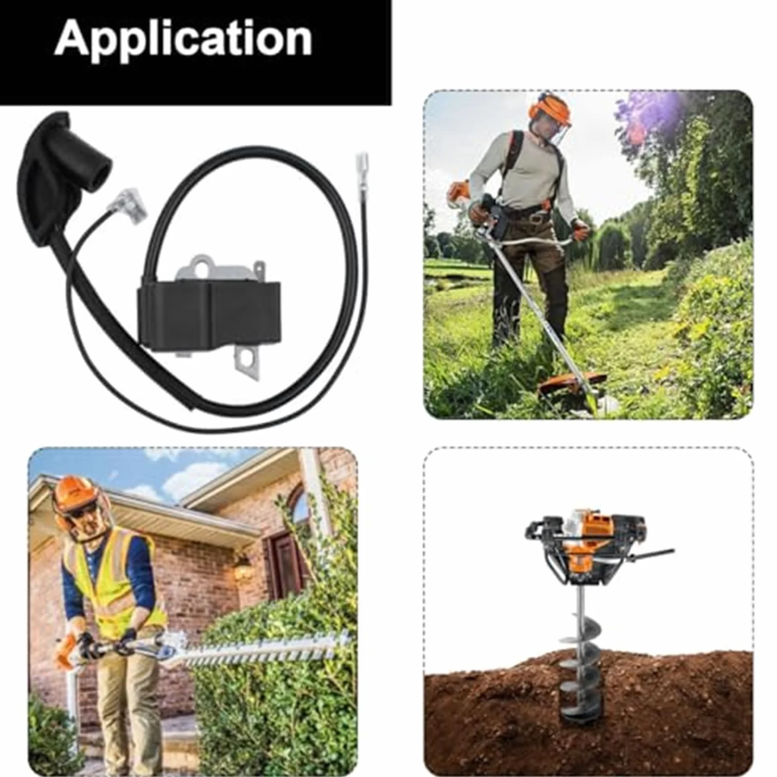 Cewka zapłonowa STIHL BT120 FS120 FS120R FS200 FS200R FS250 FS300 FS350 FR350 BT120C BT121 Kosa spalinowa Piła łańcuchowa