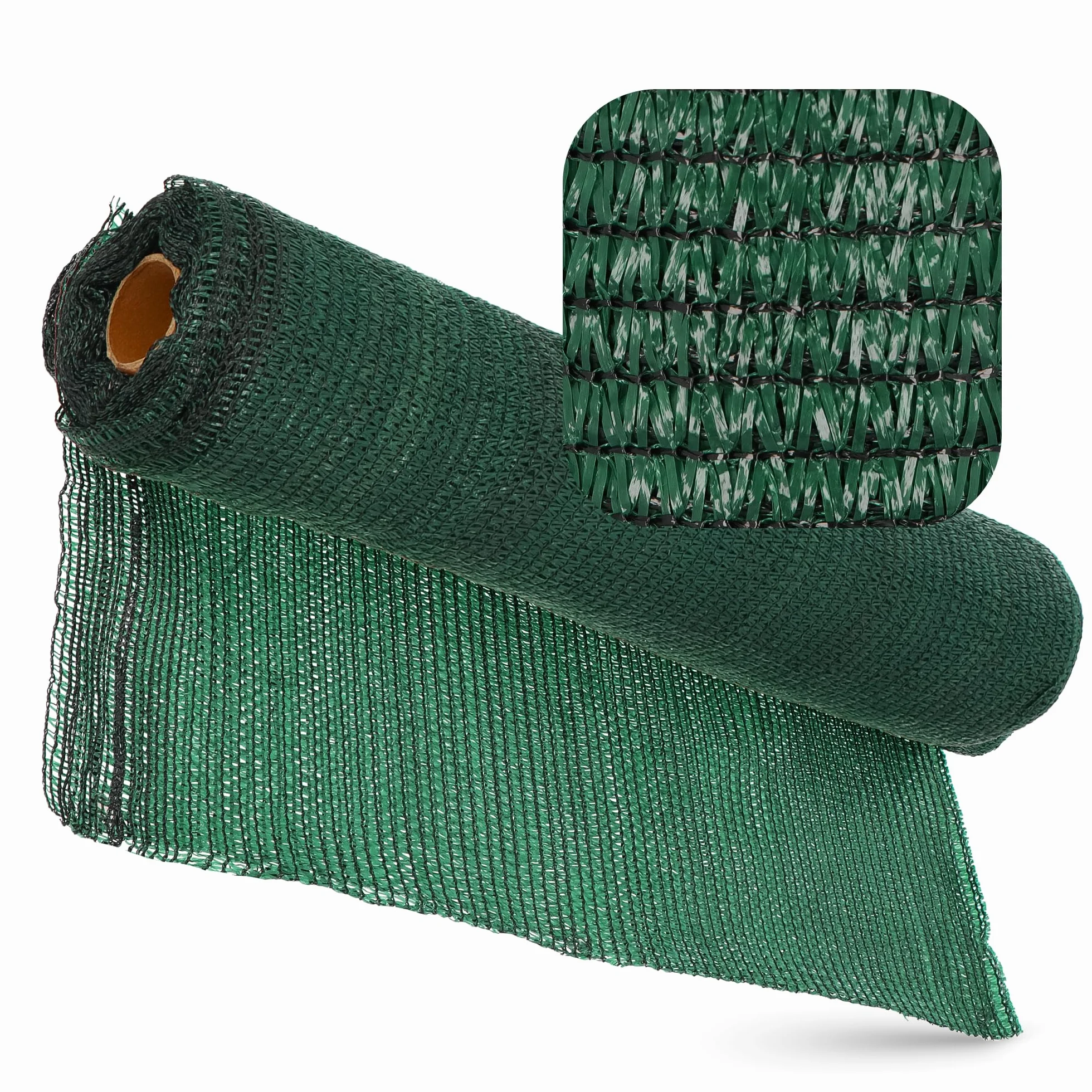 Siatka Cieniująca Tkanina Osłonowa (1,5 m x 25 m 55% | Zielony)