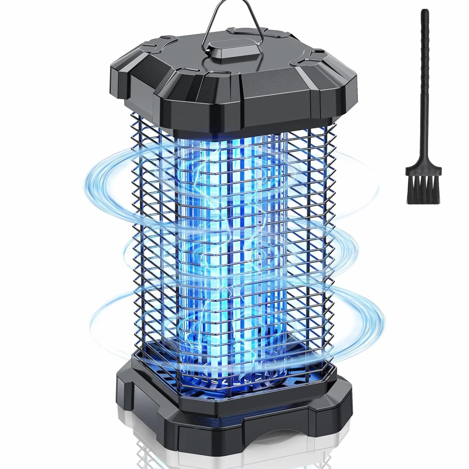 Lampa Przeciwkomarowa 4200V, Elektroniczna Pułapka na Komary, Muchy i Owady, 18W Światło UV do Wnętrz i Na Zewnątrz, Lampa na Moskity