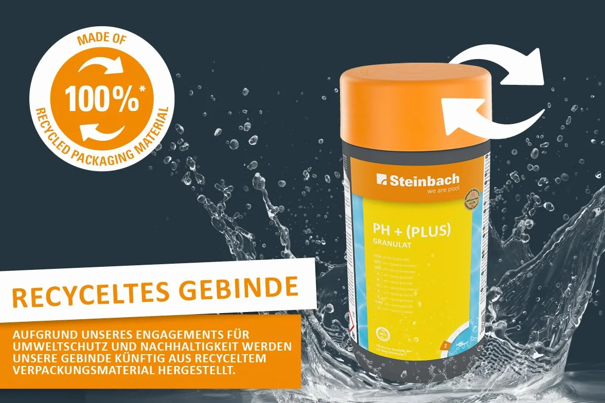 Steinbach pH Plus 0753201TD08 Chemia Do Basenów, Granulat, 1 kg