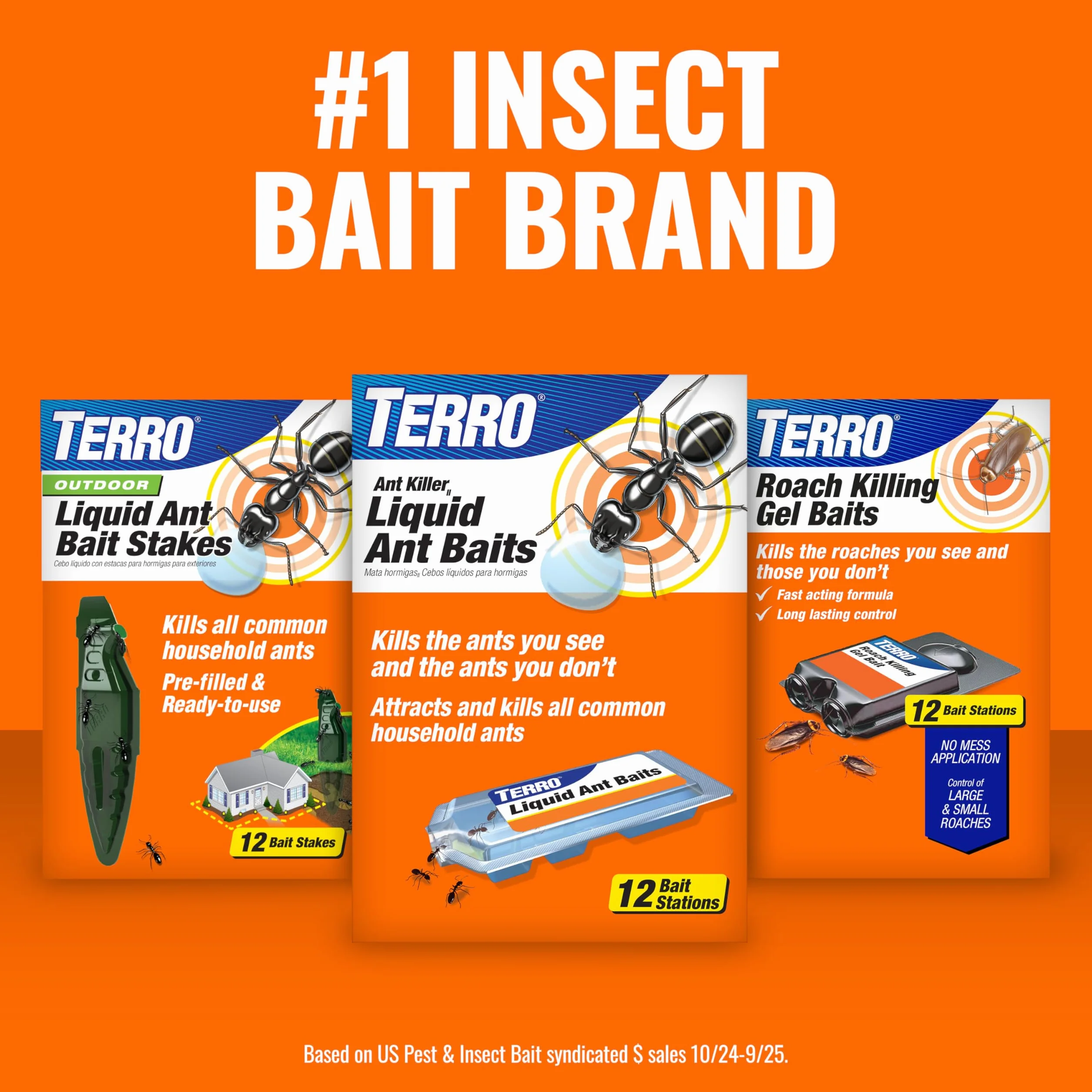 Terro T360 Ant i Roach Bait Station, 4 sztuki