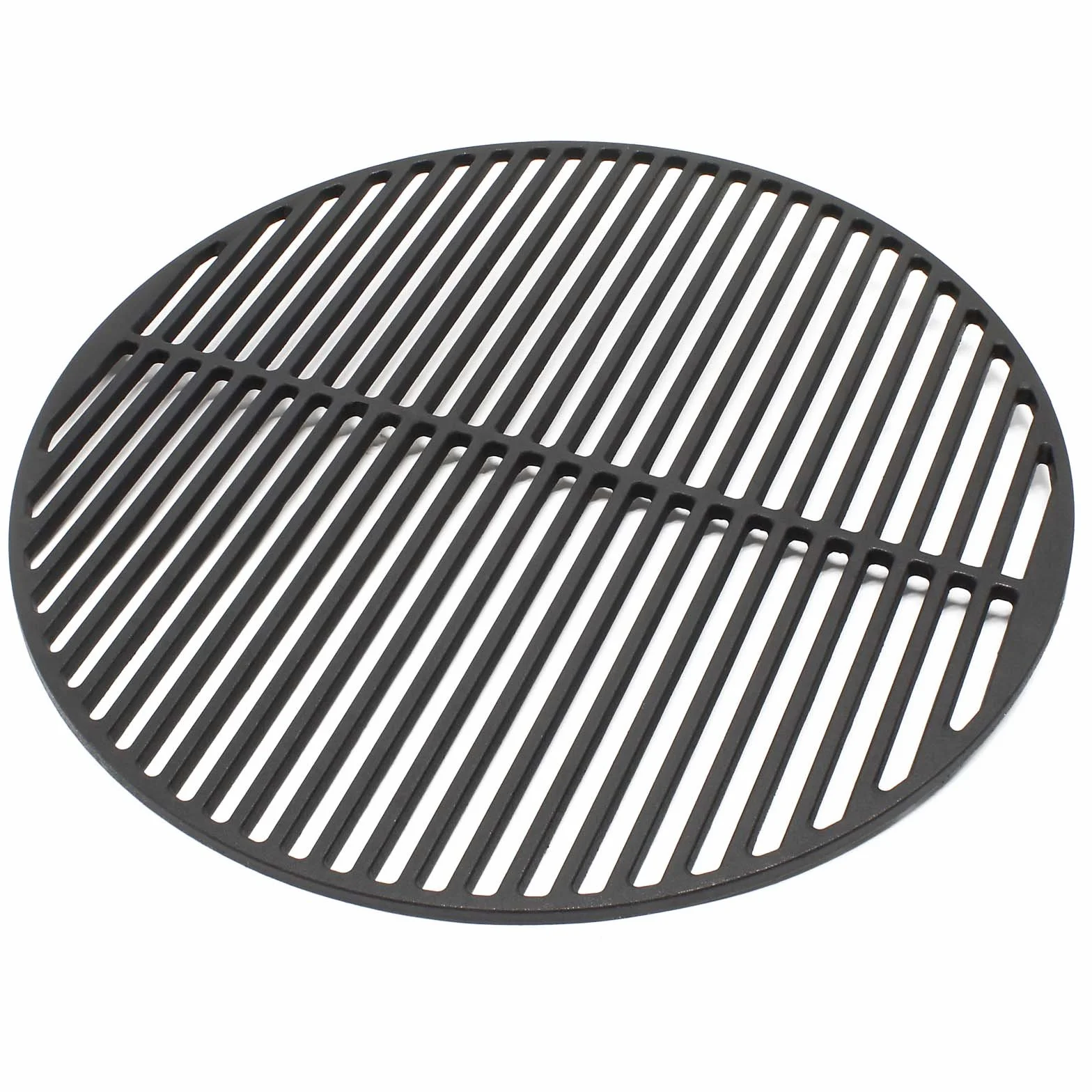 Wiltec Żeliwny ruszt do grilla Ø 45 cm, uniwersalny ruszt grillowy do grilla gazowego i węglowego, żeliwna płyta grillowa do mięsa, ryb i warzyw