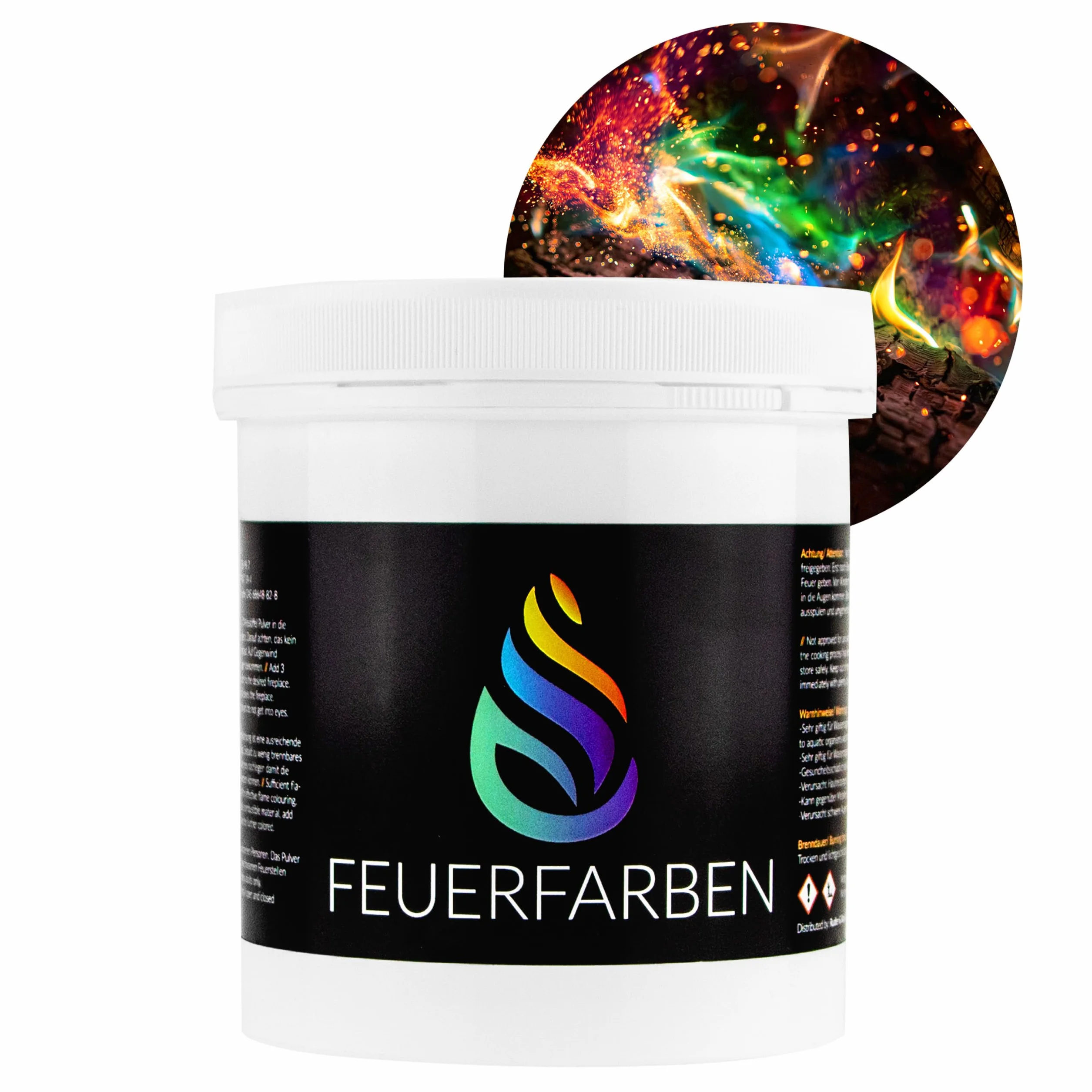 Feuerfarben proszek zmieniający kolor ognia 250 gramów