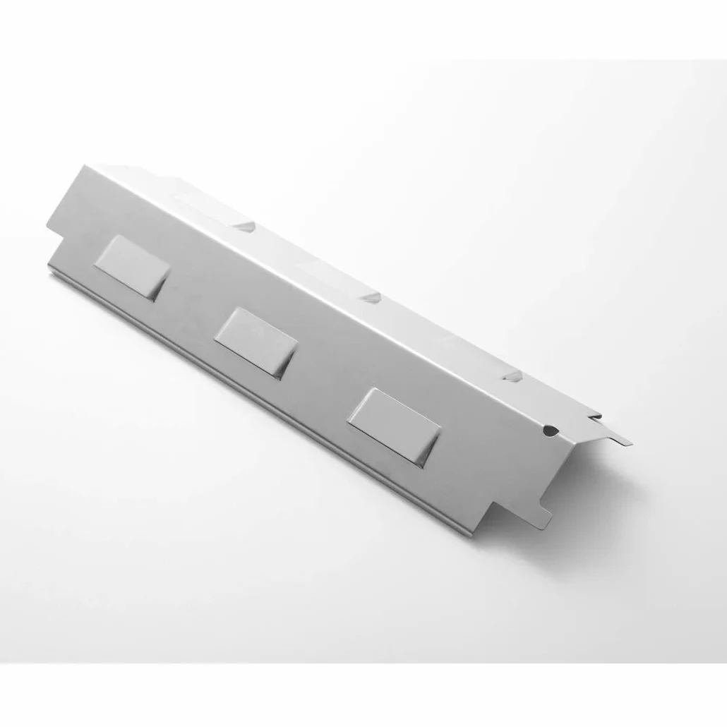 Ersatz 98741 (4 Stück) Edelstahl Grill Heizplatte, flammenblech gasgrill, Ersatz für Select Gas Grill Modelle Enders, TAINO, ProfiCook, Char-Broil, Landmann und andere Modell Grills