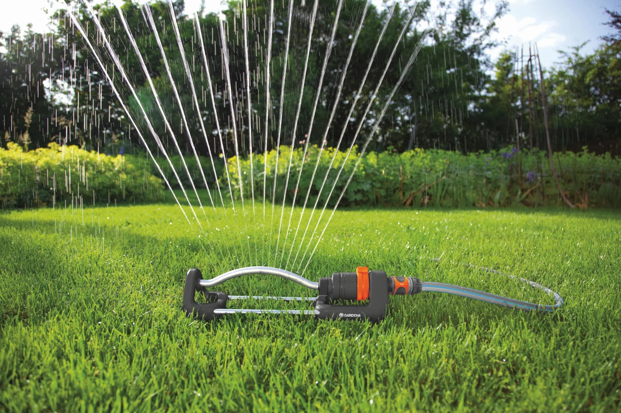 Gardena Zraszacz wahadłowy Aqua S 90–220 m² 7–17 m 13 m filtr metalowy