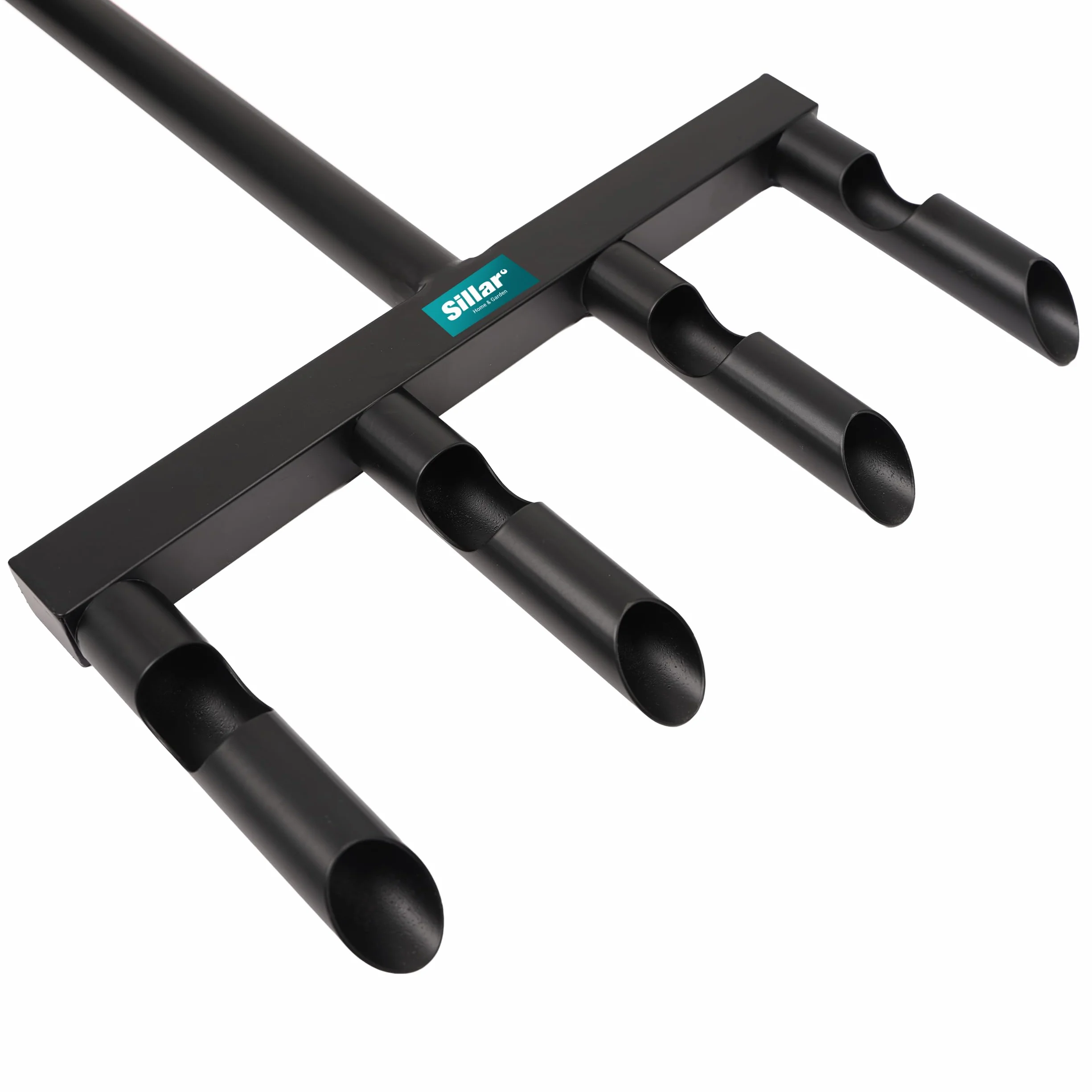 Sillar Napowietrzacz do trawnika ręczny stal węglowa 4 kolce 12 cm 103 cm uchwyt T
