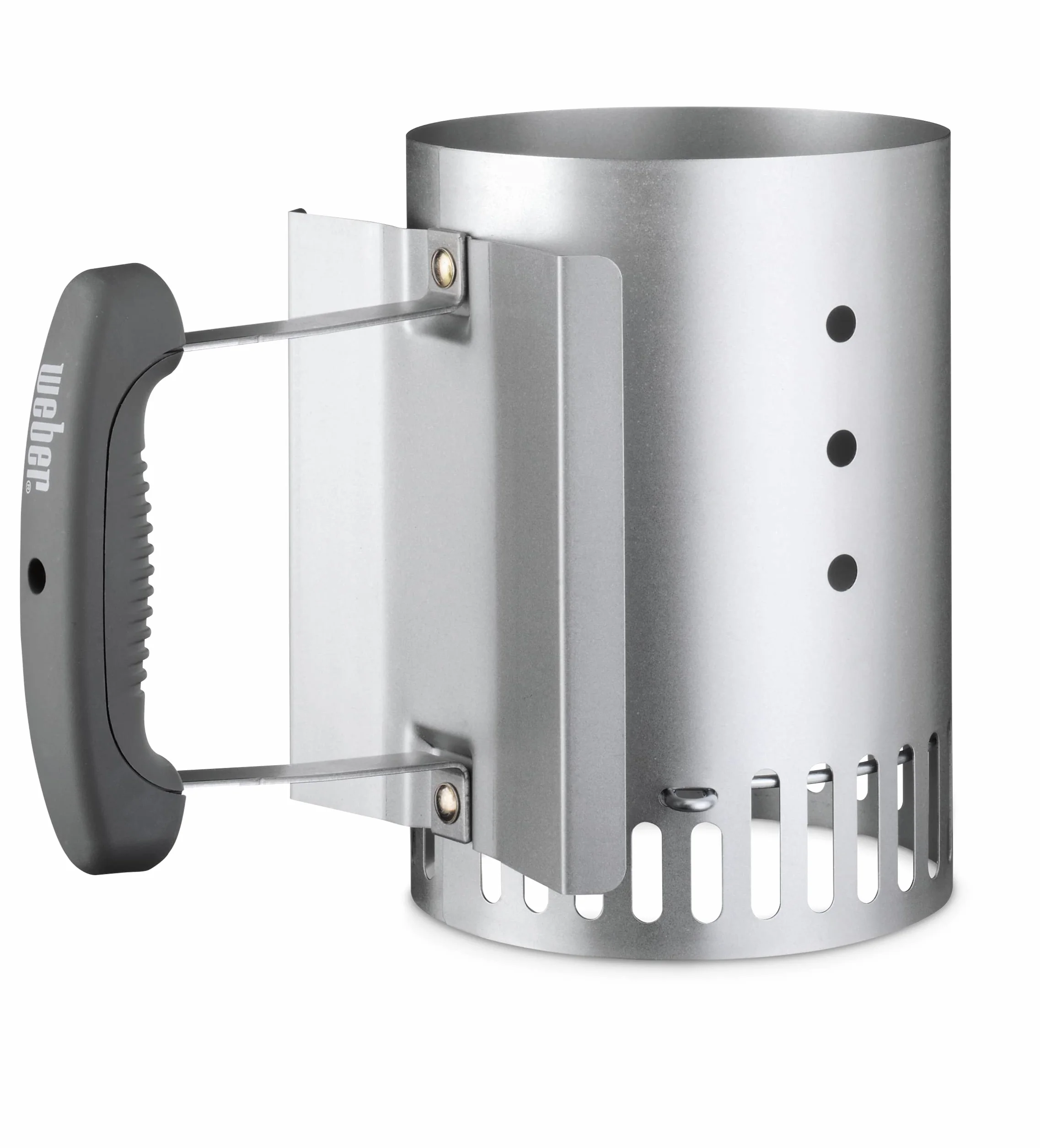Weber Komin do Rozpalania Mały 20cm Kompaktowy z Dwoma Uchwytami do Grilli Węglowych Ø 47cm