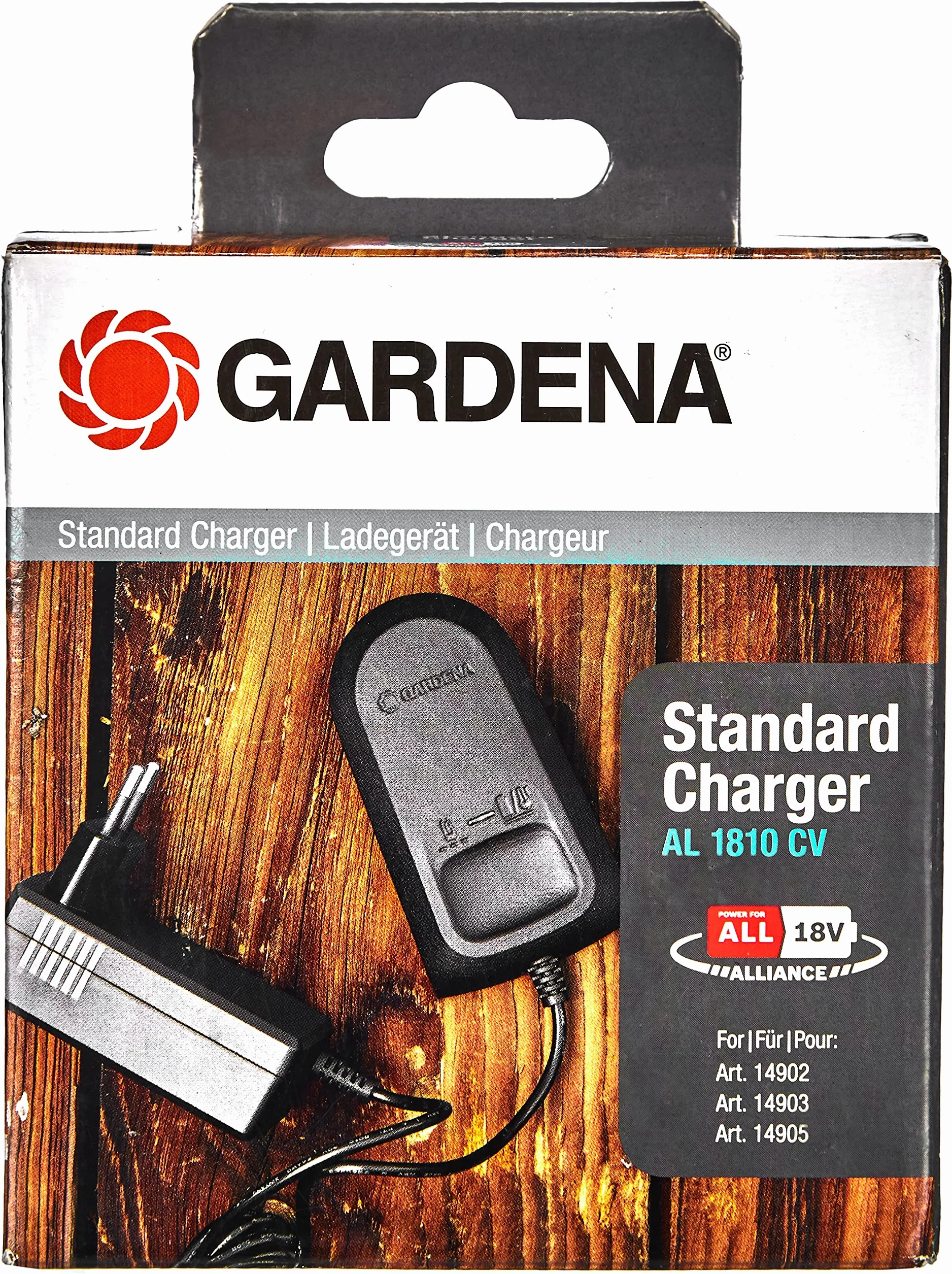 GARDENA G14900-20, ładowarka standardowa, 1810 CV