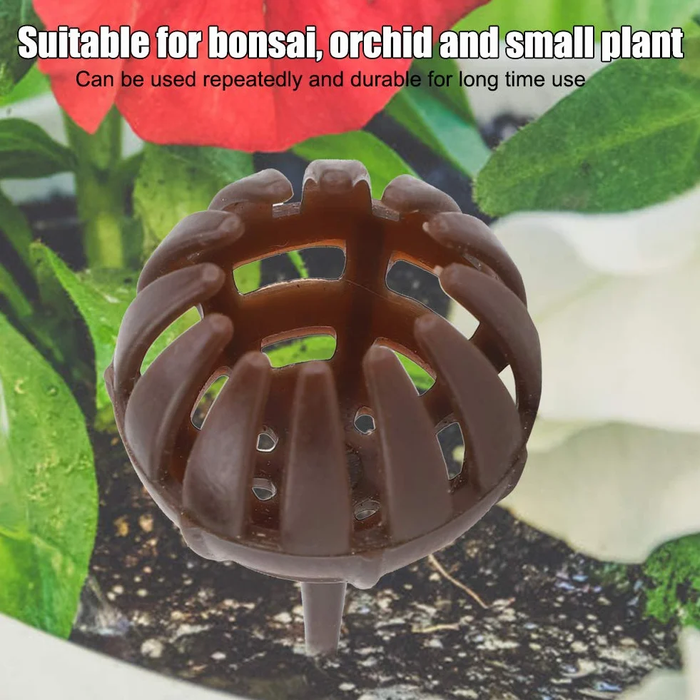 Kosz na Nawóz, Zestaw Premium ABS 100 szt. Przenośny Pojemnik z pokrywką na Nawóz Wielokrotnego Użytku Kosz na roślinę Bonsai Kwiat (pudełko na łapy)