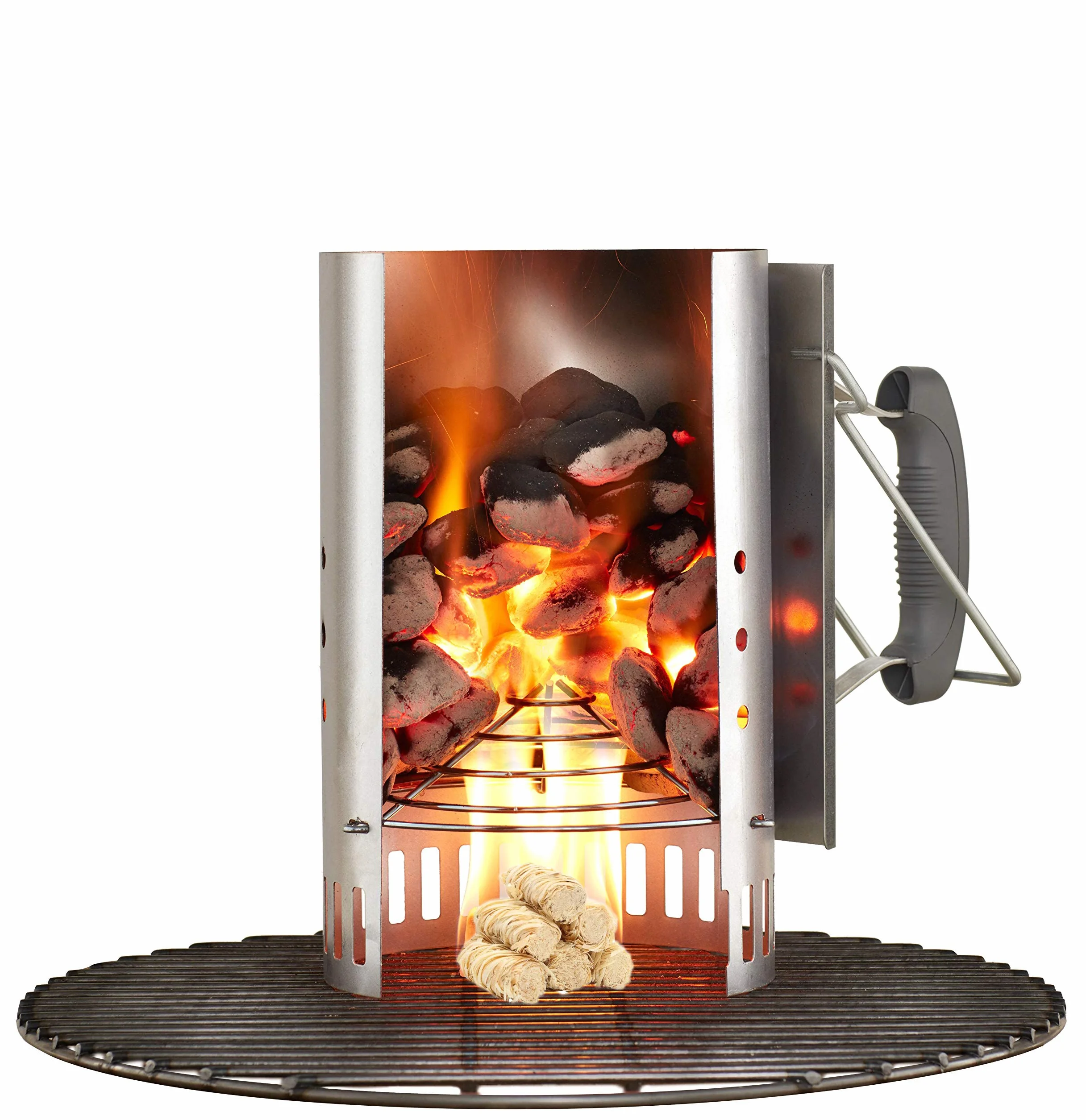 Natural Fire Starters 65 pcs for Fireplace, Pellet Stove, Wood, Fire Pit, BBQ