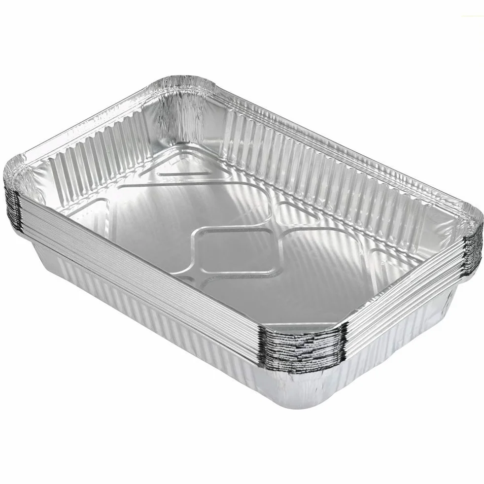 Aluminiowe tacki do grillowania 31x21x5 cm 25 szt. FOCCTS