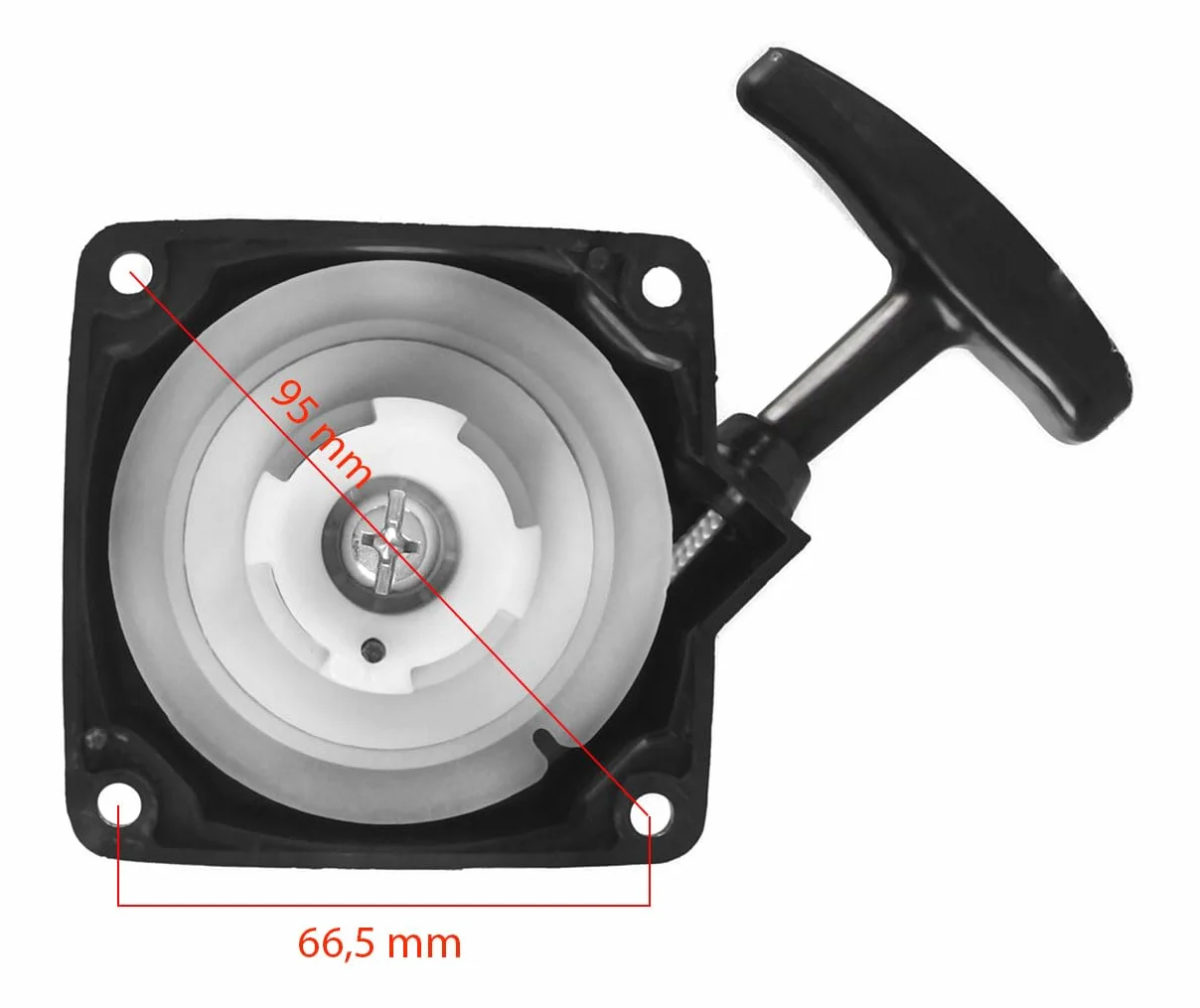 Starter Easy Start rozrusznik do trawy samozwijający się do podkaszarki 66,5 x 66,5 mm uniwersalny