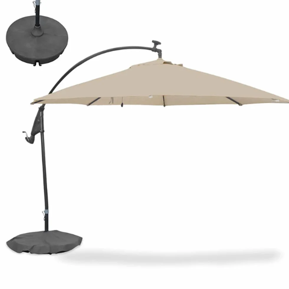 Pokrowiec na stojaki na parasol, wodoodporny i odporny na promieniowanie UV, osłona podstawy parasola, 90 cm średnicy