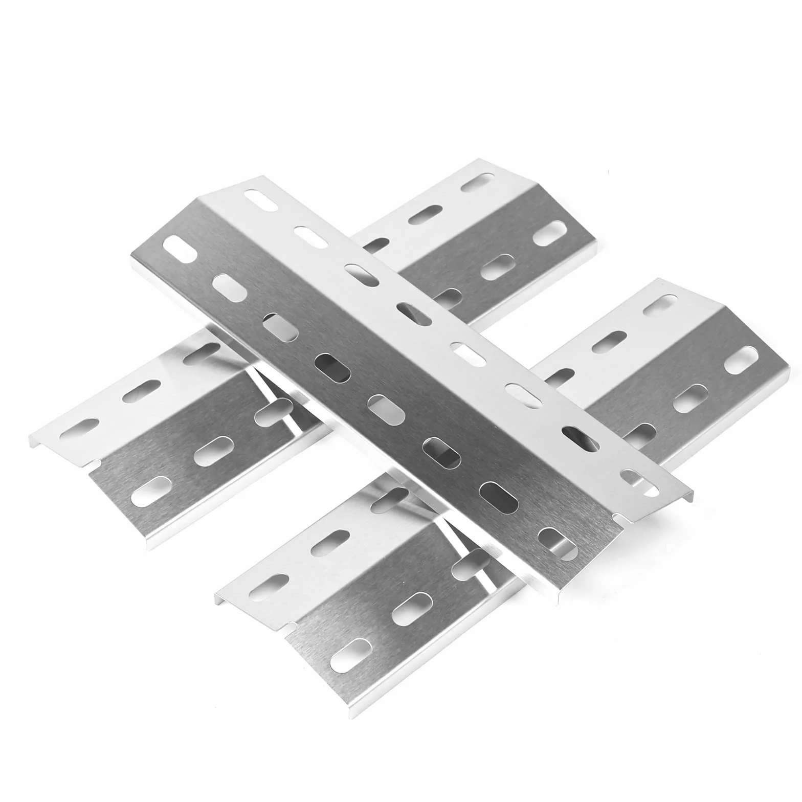 Osłona palnika ze stali nierdzewnej 35 x 10,5 cm do grilla Landmann, 3 sztuki