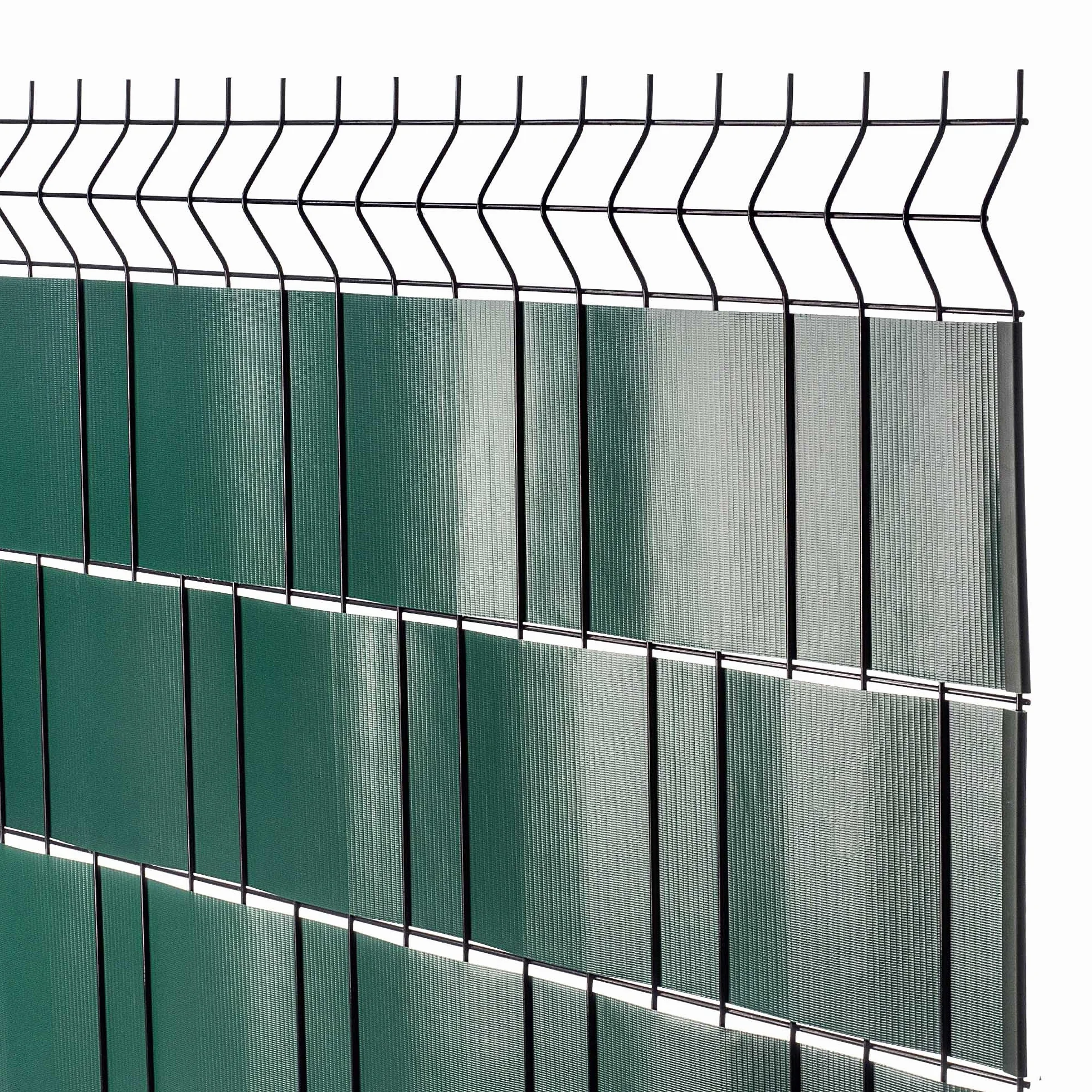 KADAX taśma maskująca PCW 35 m x 19 cm na ogrodzenie z podwójnymi prętami, osłona z 20 klipsami mocującymi, ochrona przed wiatrem, folia na płot prętowy (Zielony)