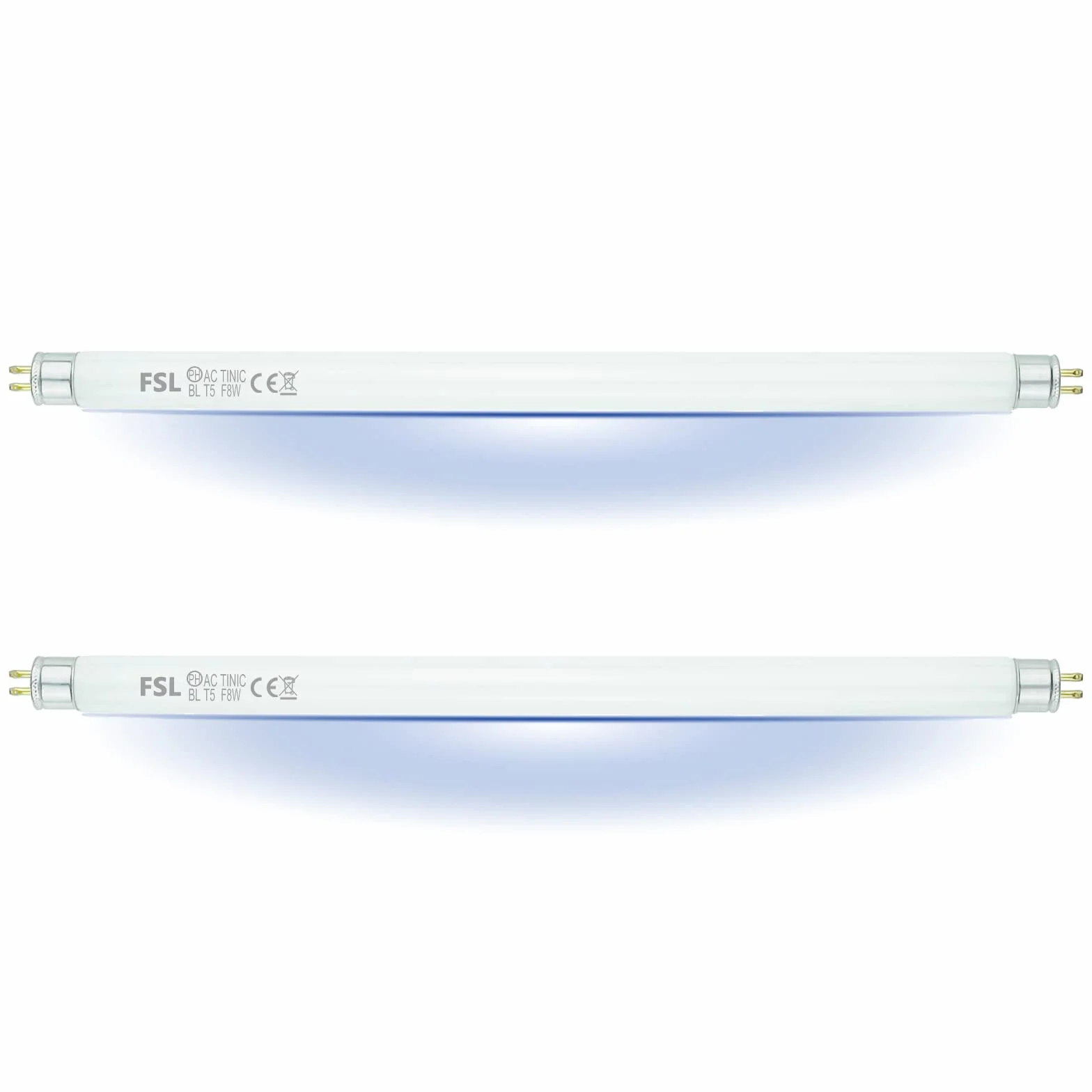 FSL T5 F8W BL wymienna żarówka do zabójcy komarów 30 cm rura UV 8W/16W (2 sztuki)