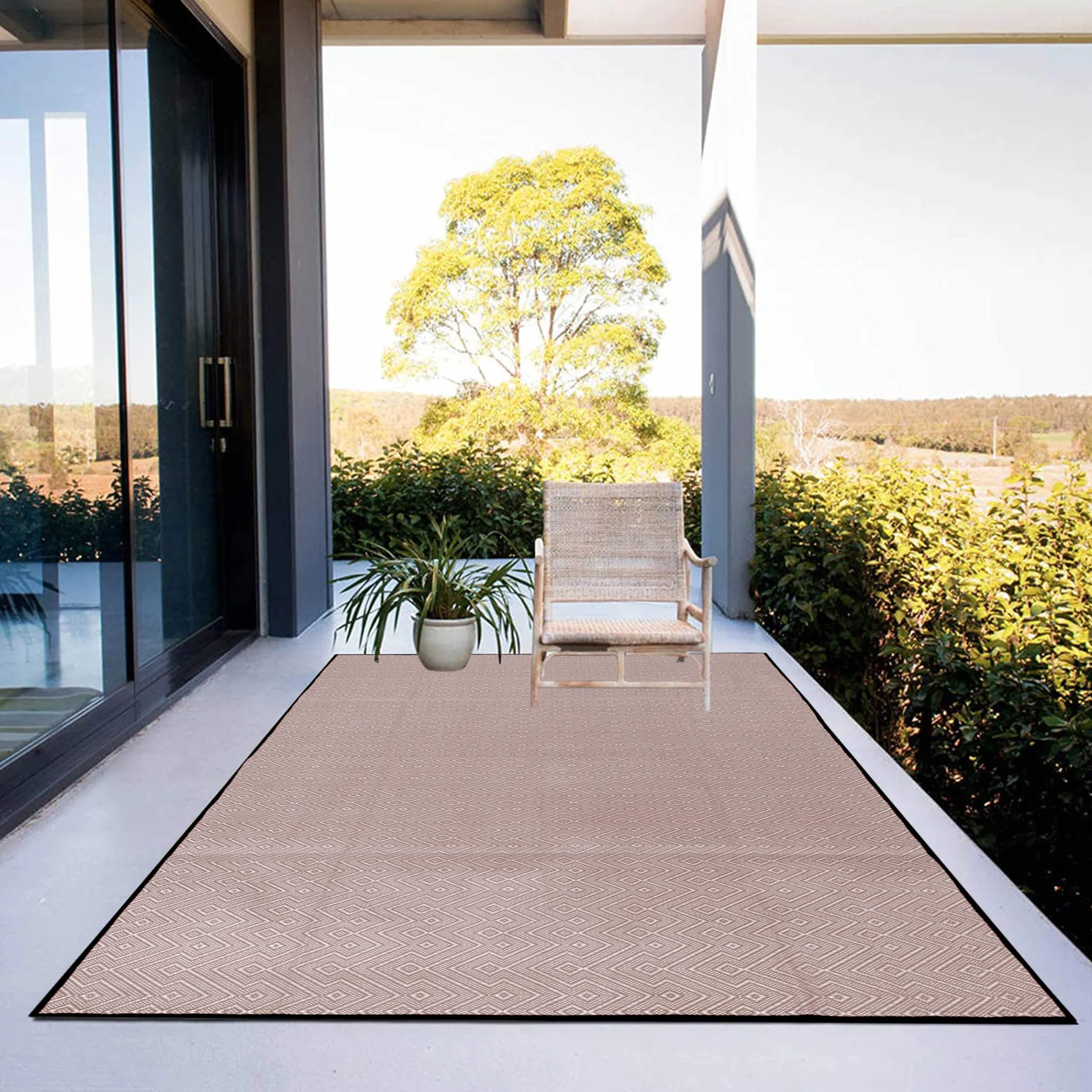 ARSUK dywanik na zewnątrz, piknik koc plażowy Patio Deck mata ogrodowa dywaniki wewnętrzne namiot kempingowy dywan plastikowe odwracalne maty, 180x120cm