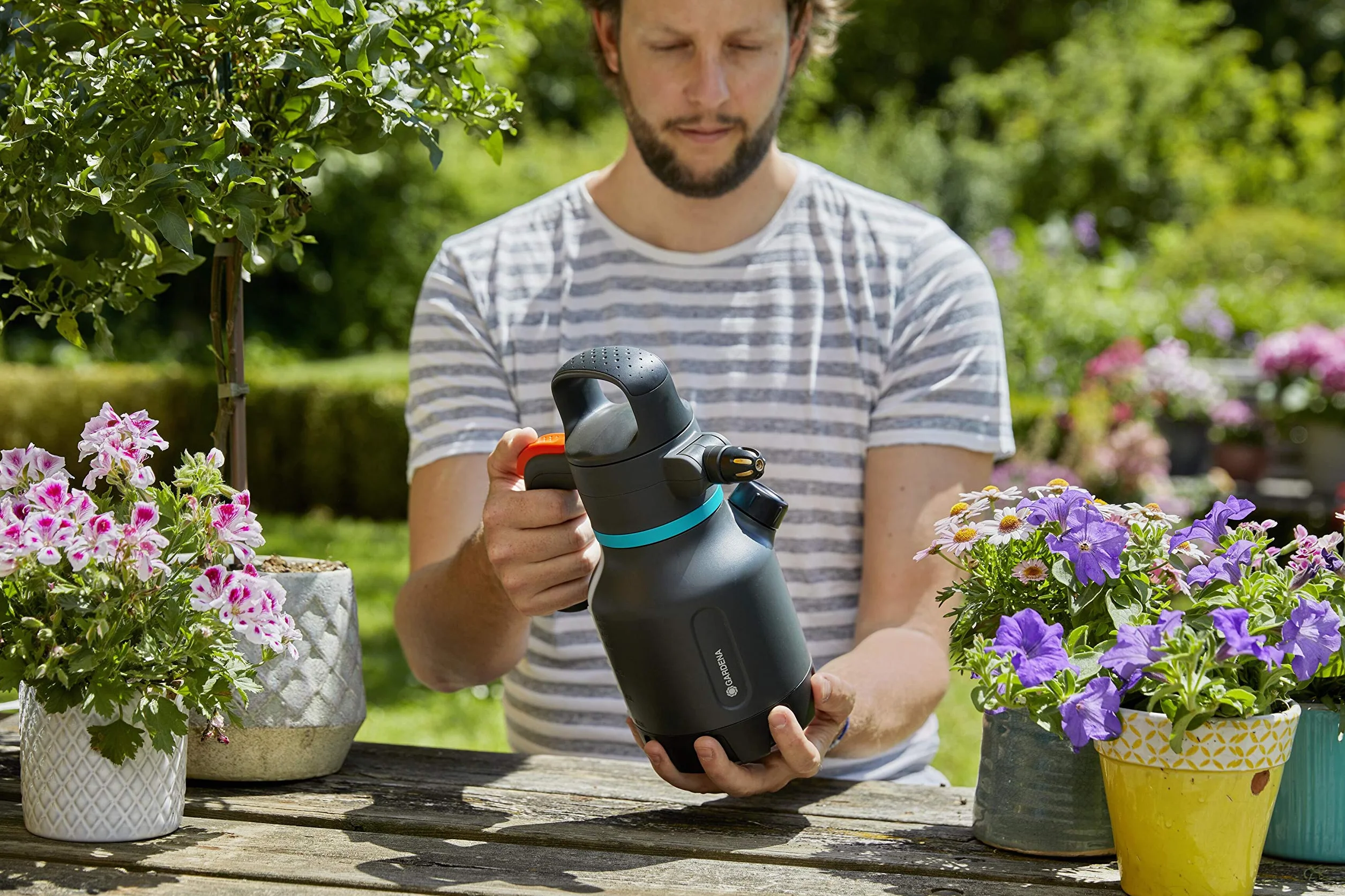 Gardena opryskiwacz ciśnieniowy 1,25 l z odchylaną dyszą 90° (11120-20)