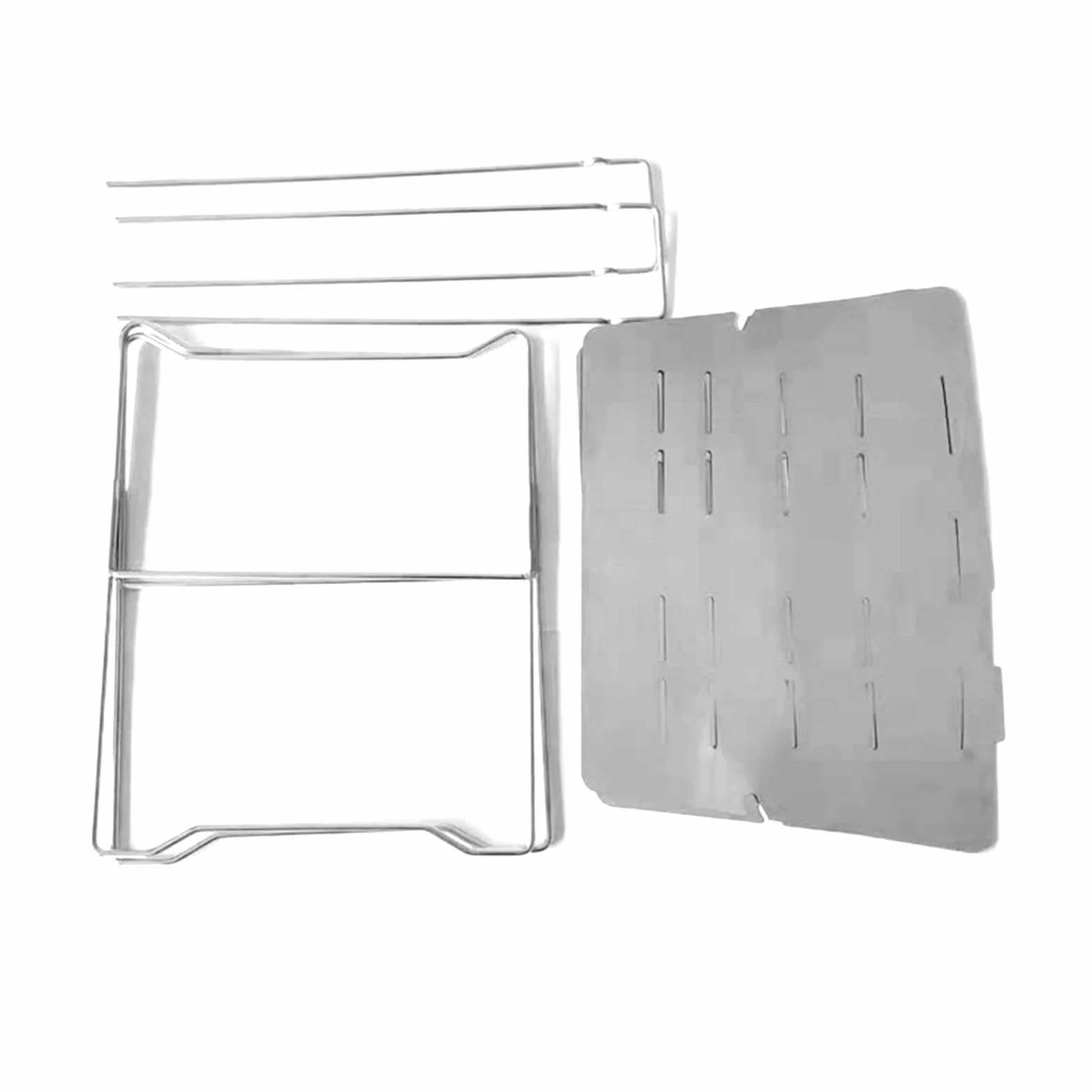 Bonfire Stand, Portable Stainless Steel Camping Supplies Stove Ranger Stands for Outdoor Picnic, Tent, Field, RV, Fishing, Urgency, Beach Outings, Road Trips, Home, Garden, Travel, Gift