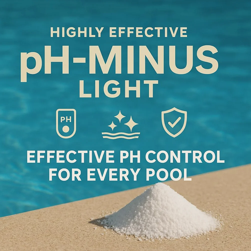 pH Minus Light granulat 10 kg w wiaderku obniża wartość pH w basenie, płyn do pielęgnacji wody z hydromasażem zapewnia krystalicznie czystą wodę, idealny do wszystkich rodzajów basenów, łatwe