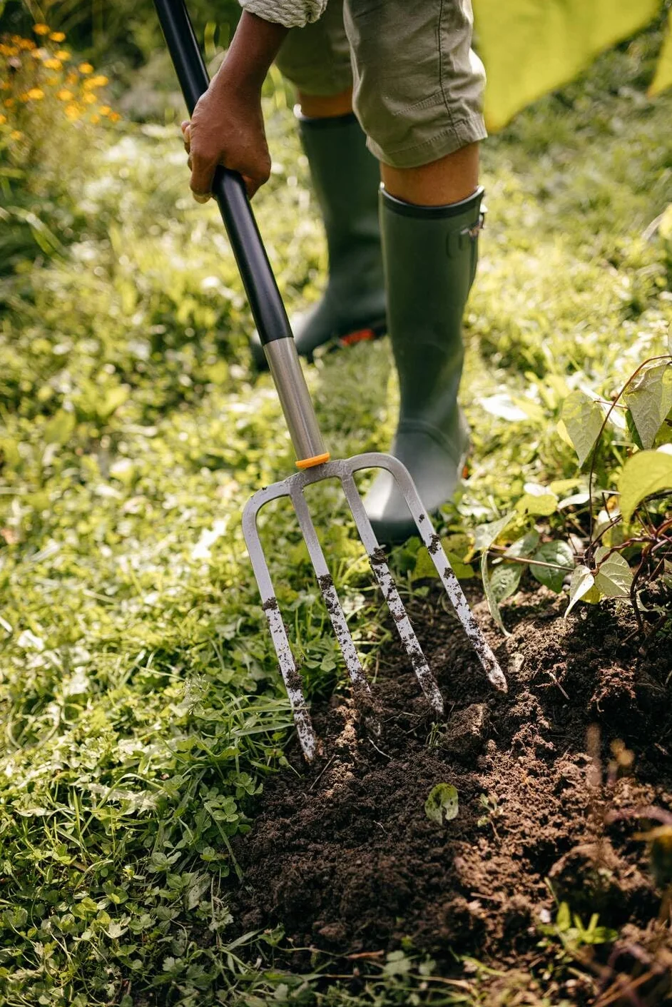 Fiskars Widły szpadlowe 132 cm stal borowa 4 zęby