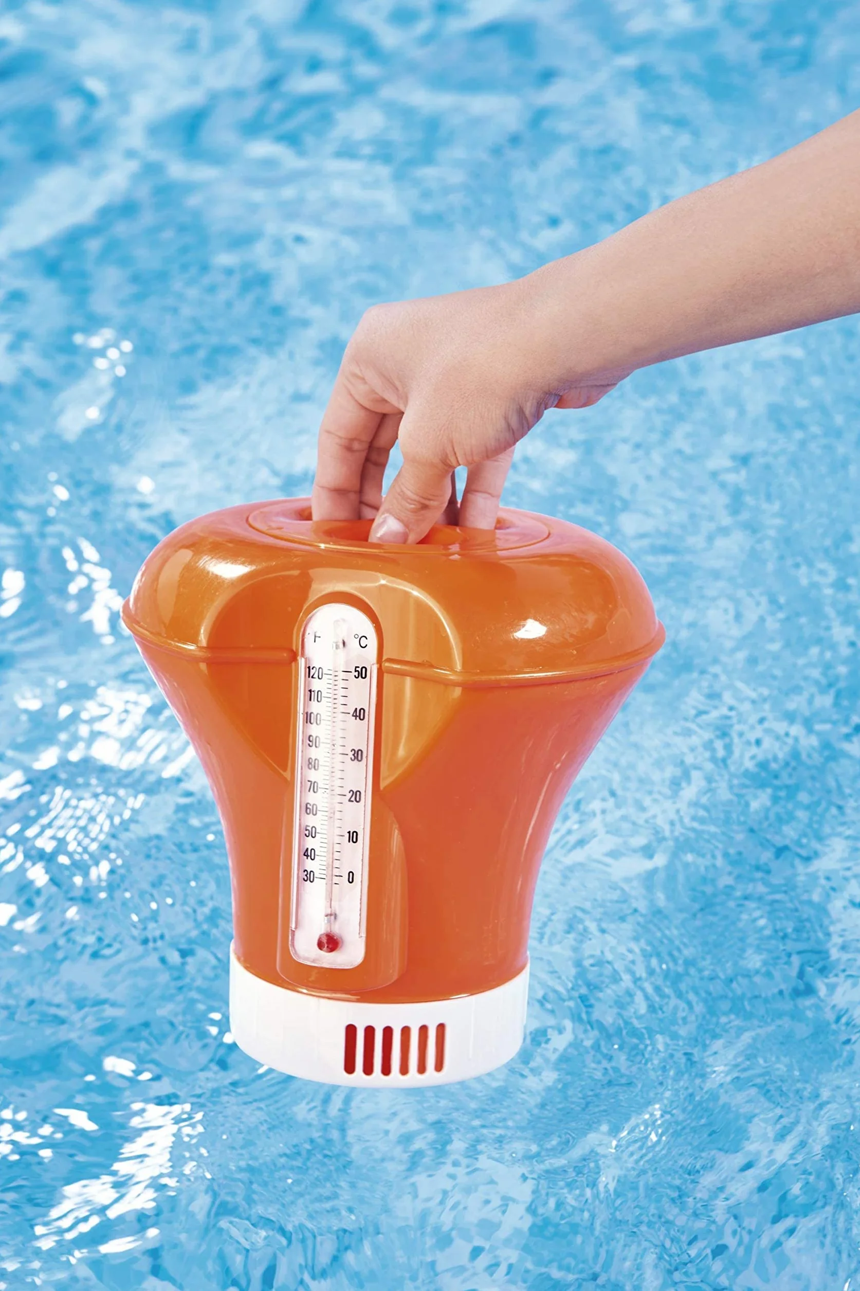 Bestway Dosierschwimmer 18,5 cm mit Thermometer