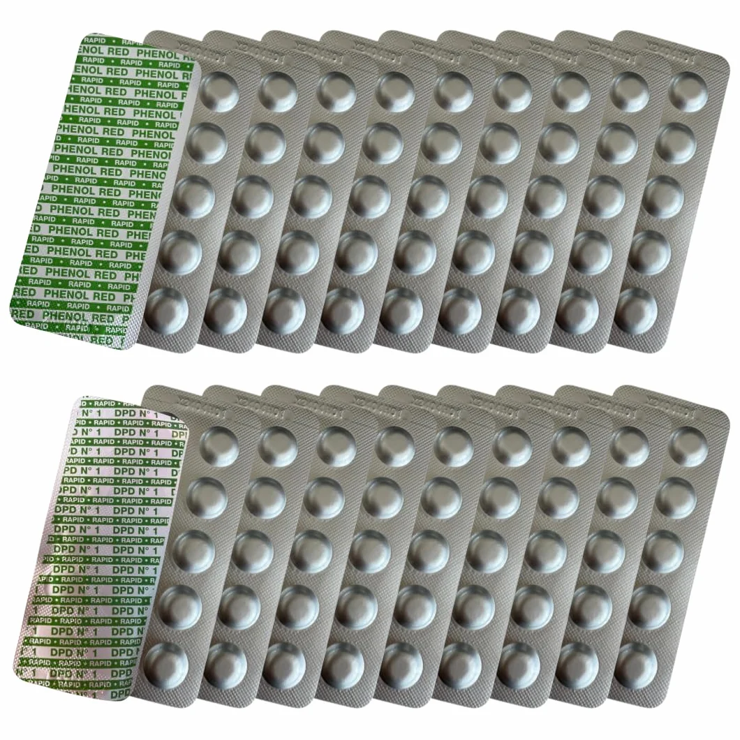 Rapid Tabletki testowe pH Phenol Red DPD1 do testera wody, 10 lat trwałości (200)